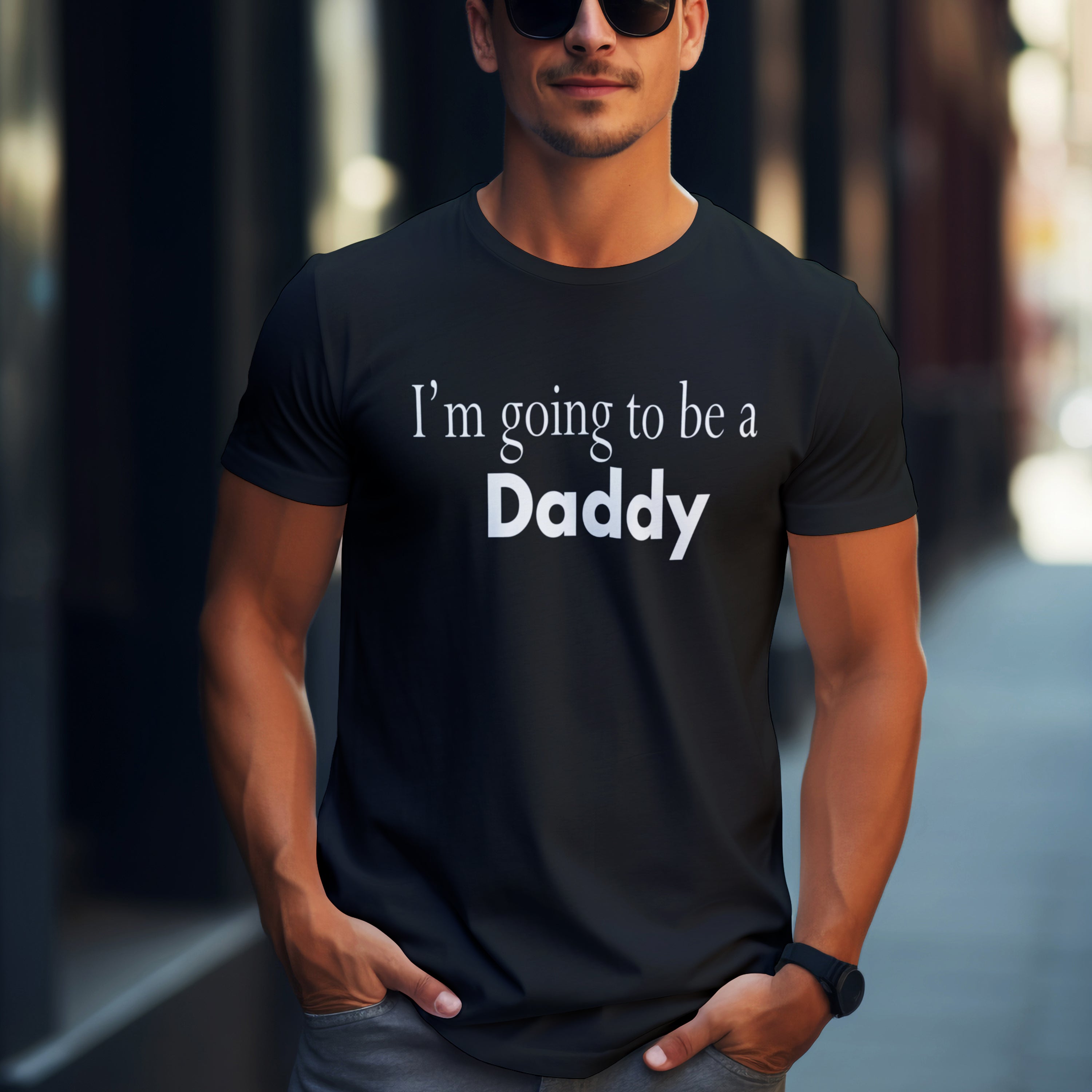 Father's Day T-shirt Im Going To Be A Daddy 2