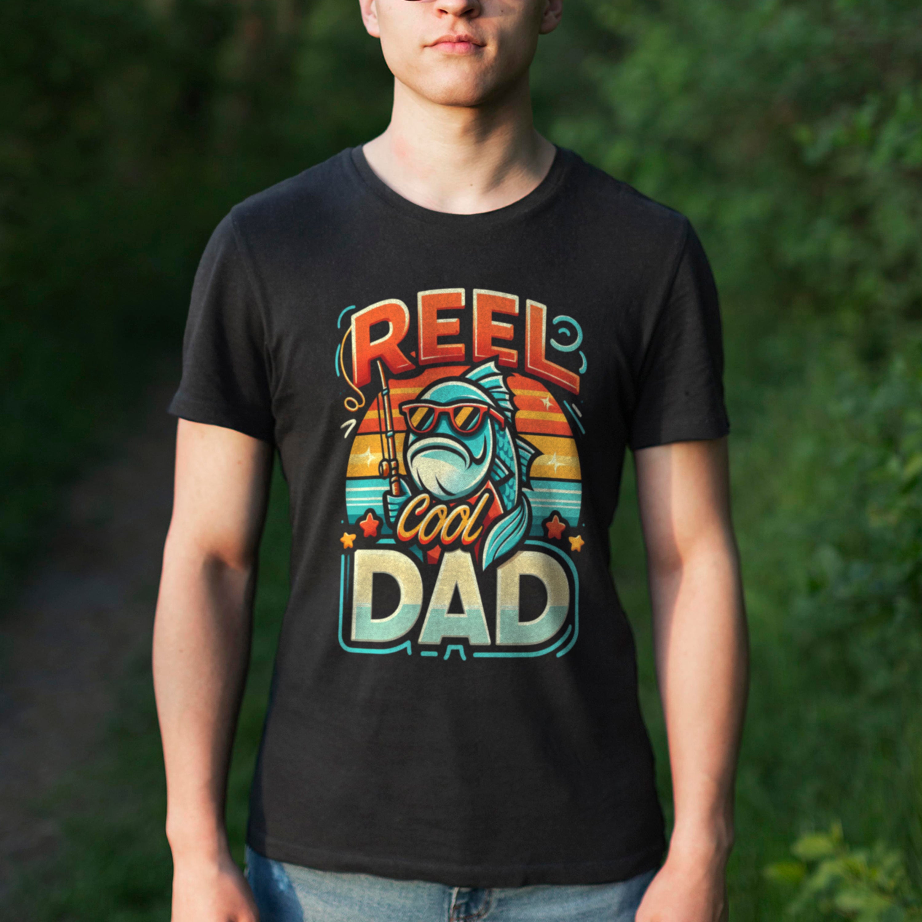 Father's Day T-shirt Reel Cool Dad