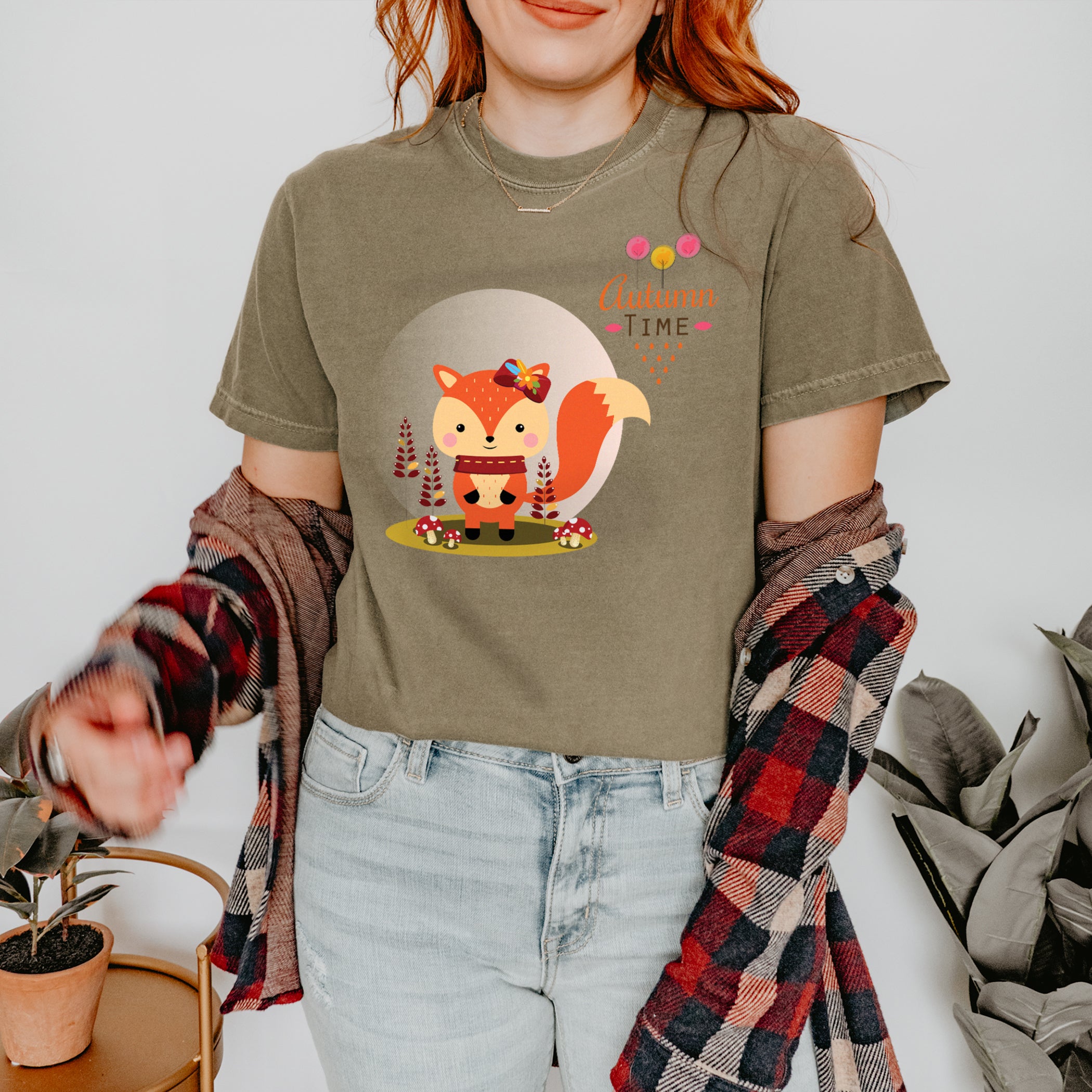 Autumn T-shirt Fox Autumn Time