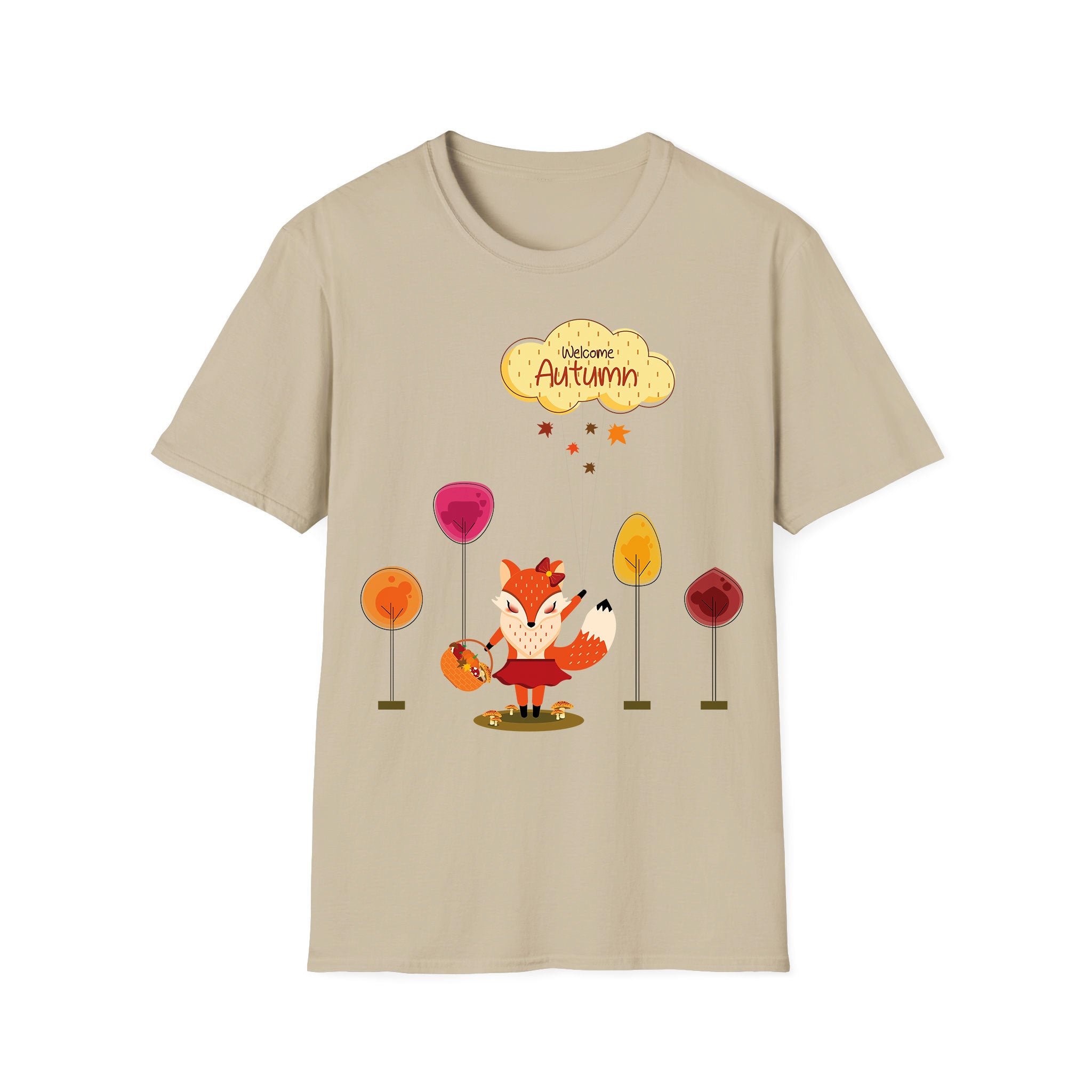 Autumn T-shirt Fox Welcome Autumn