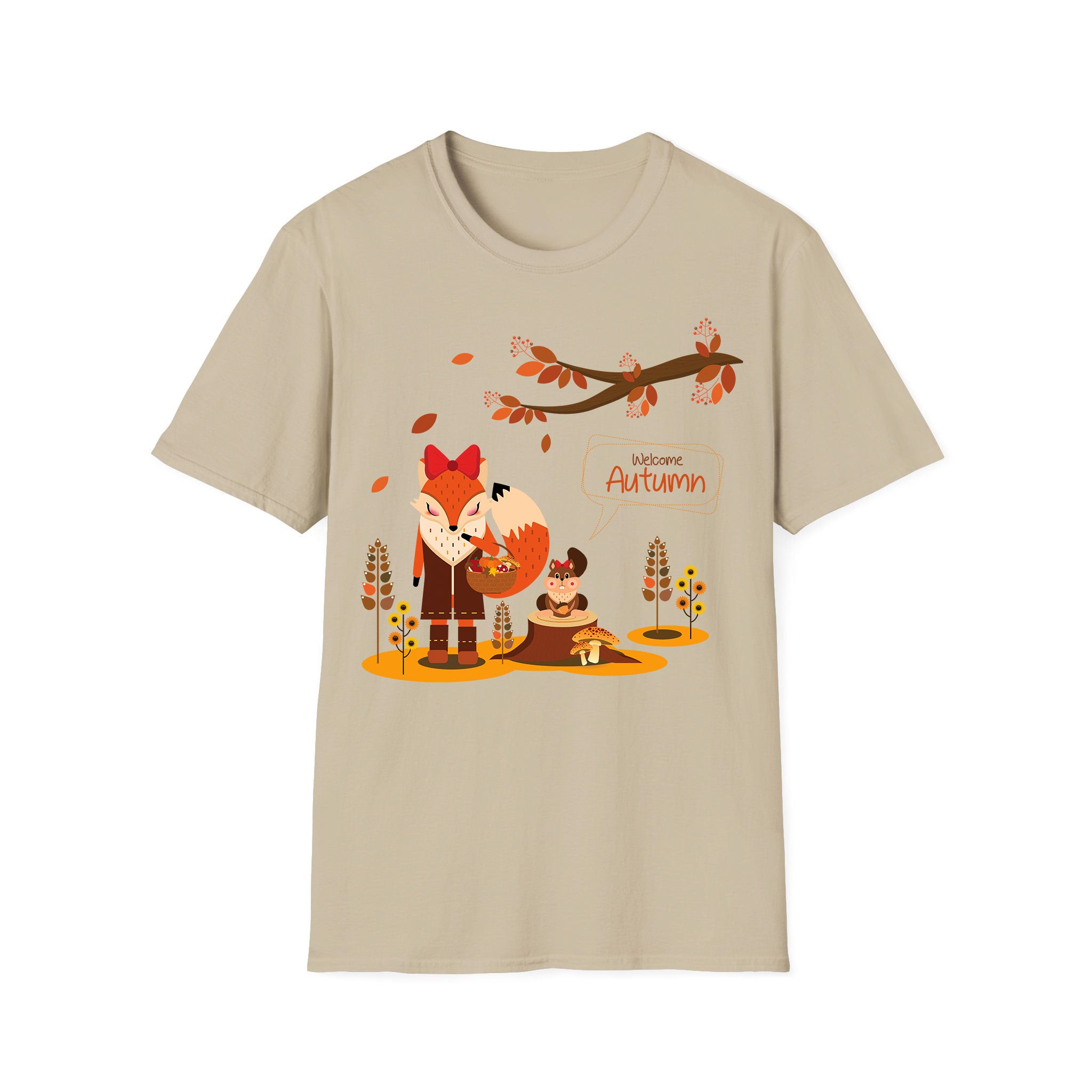 Autumn T-shirt Fox Autumn Time