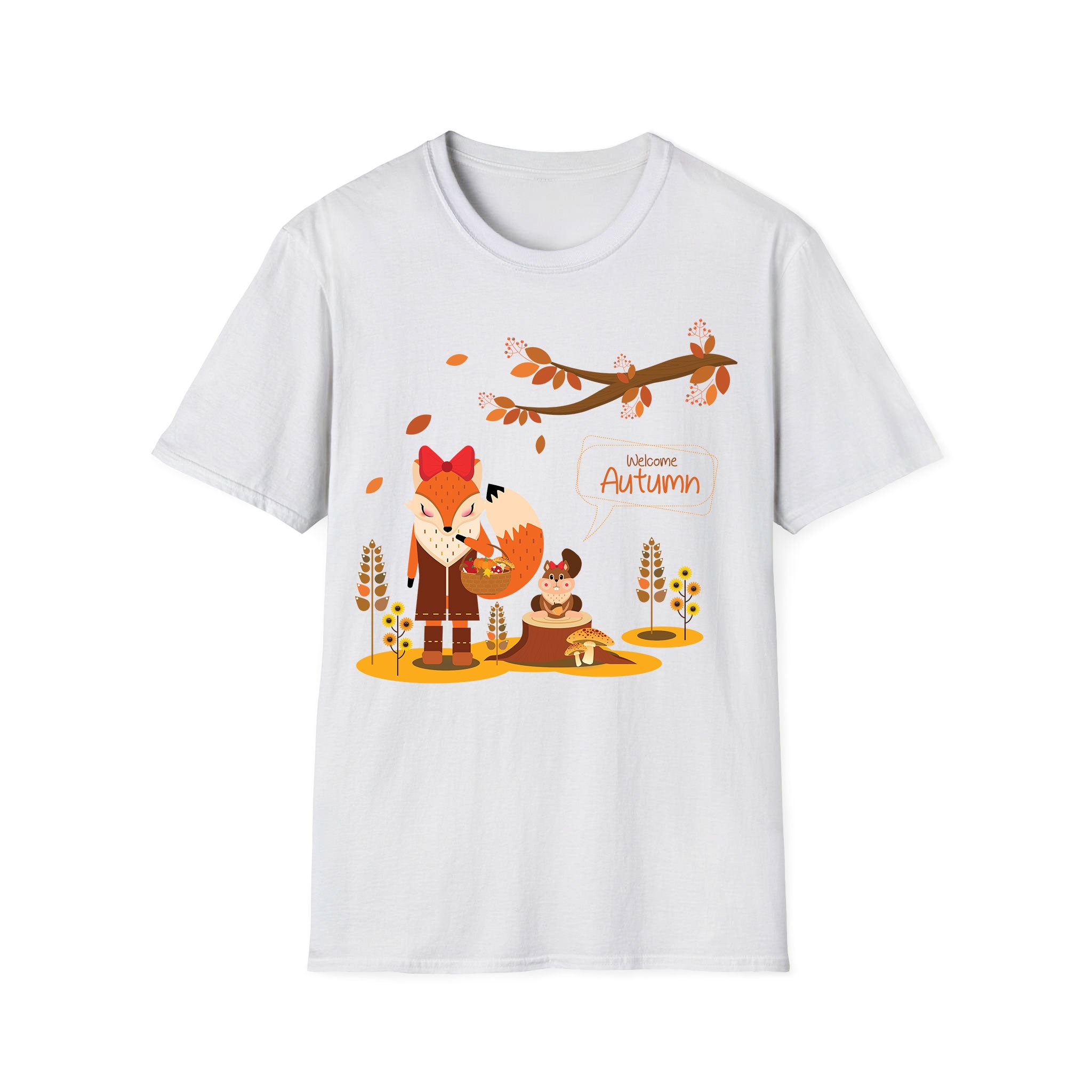 Autumn T-shirt Fox Autumn Time