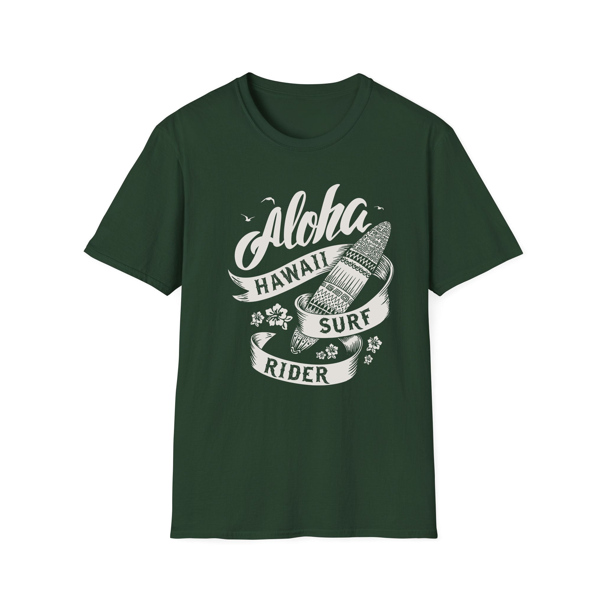 Surfing Unisex Tshirt Aloha Surf Rider