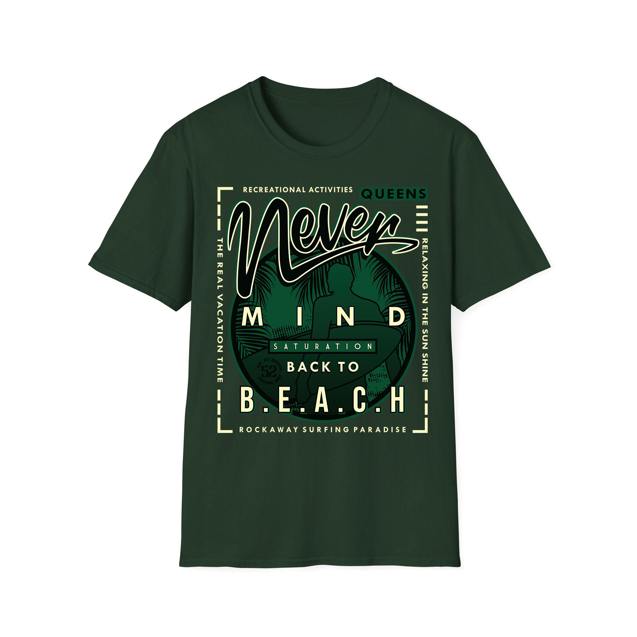 Áo thun unisex mùa hè Back To Beach