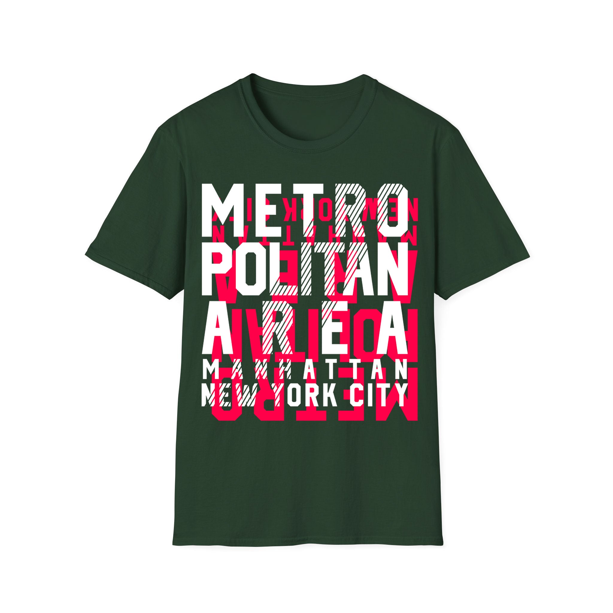 New York Unisex Tshirt Metro Politan