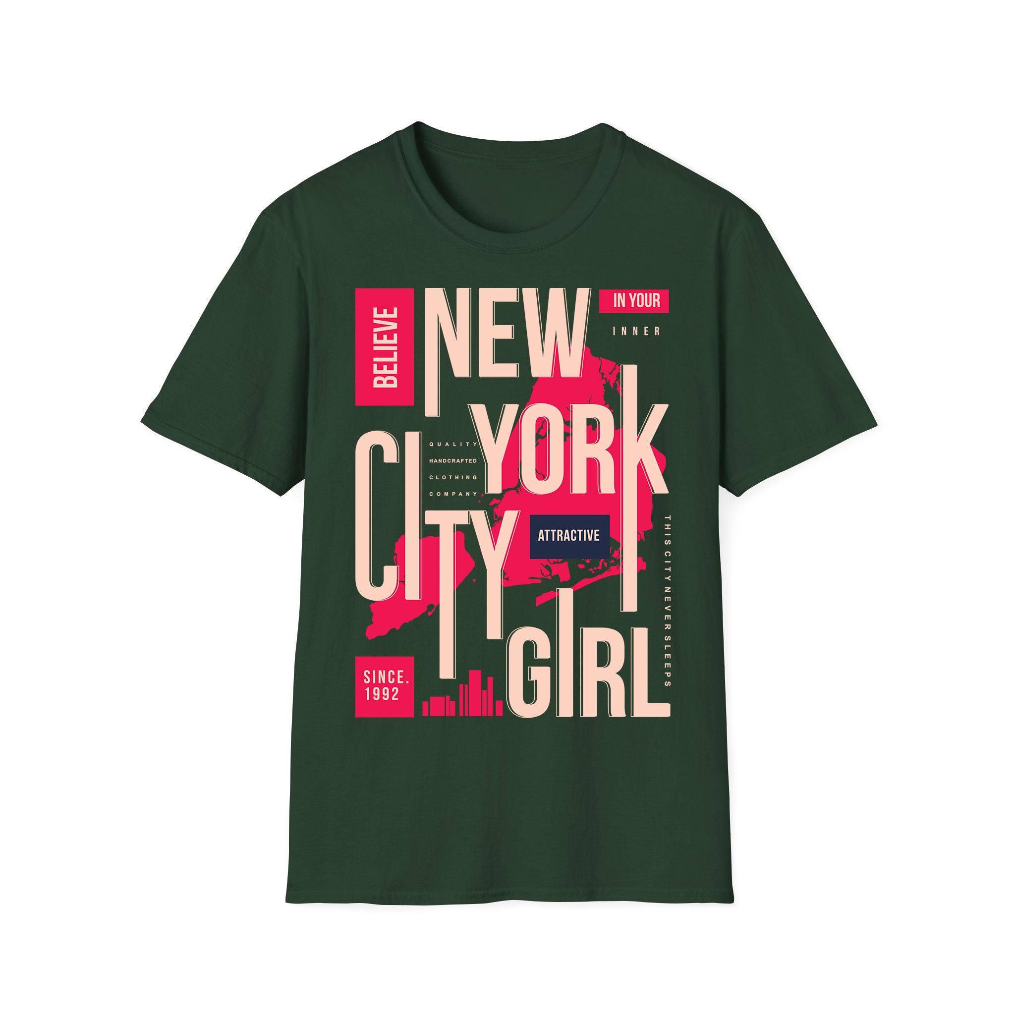 New York Unisex Tshirt NYC Girl