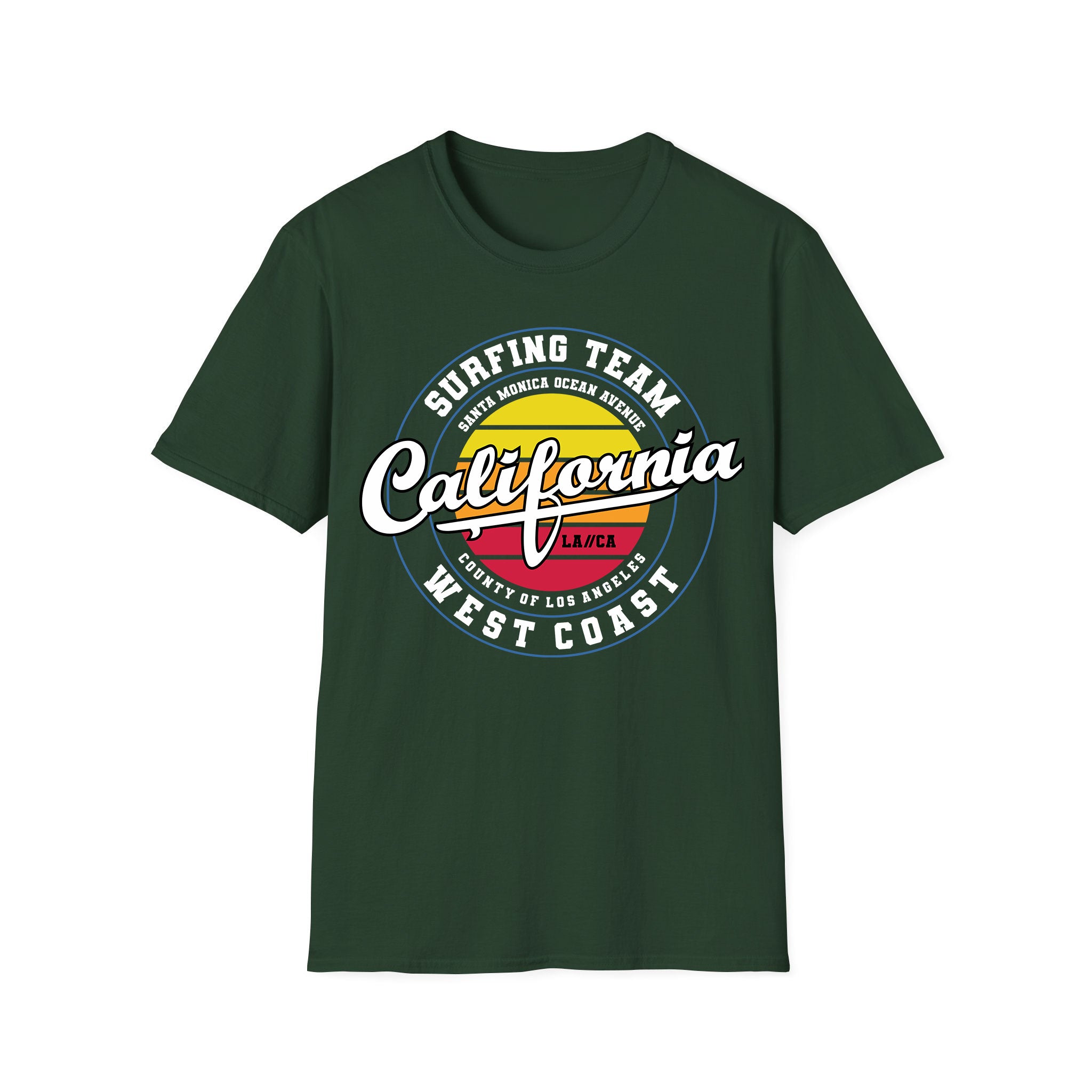 California Unisex Tshirt Surfing Team