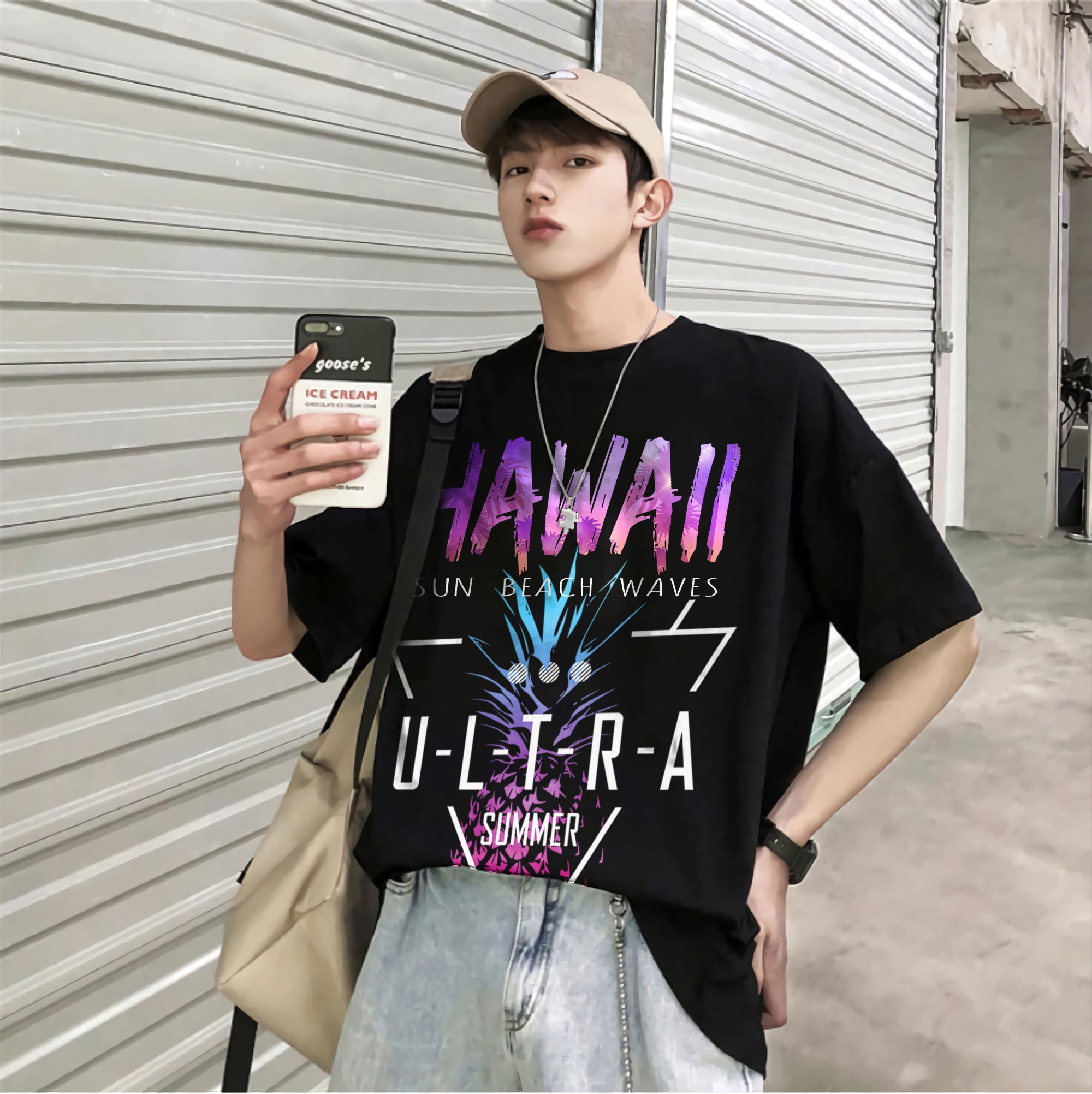 Oversize graphic T-shirt Hawaii Ultra