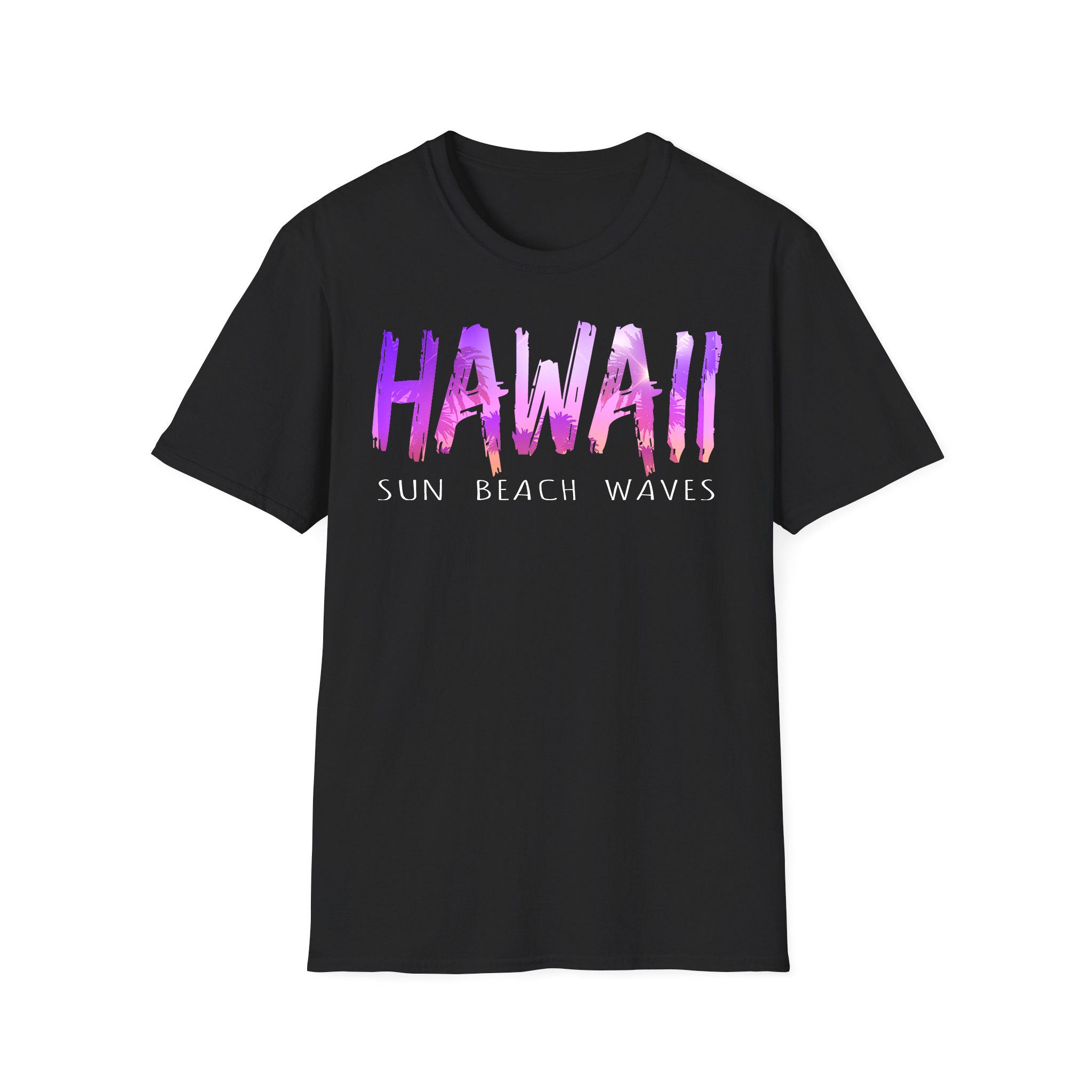 Áo thun unisex mùa hè Hawaii Sun Beach