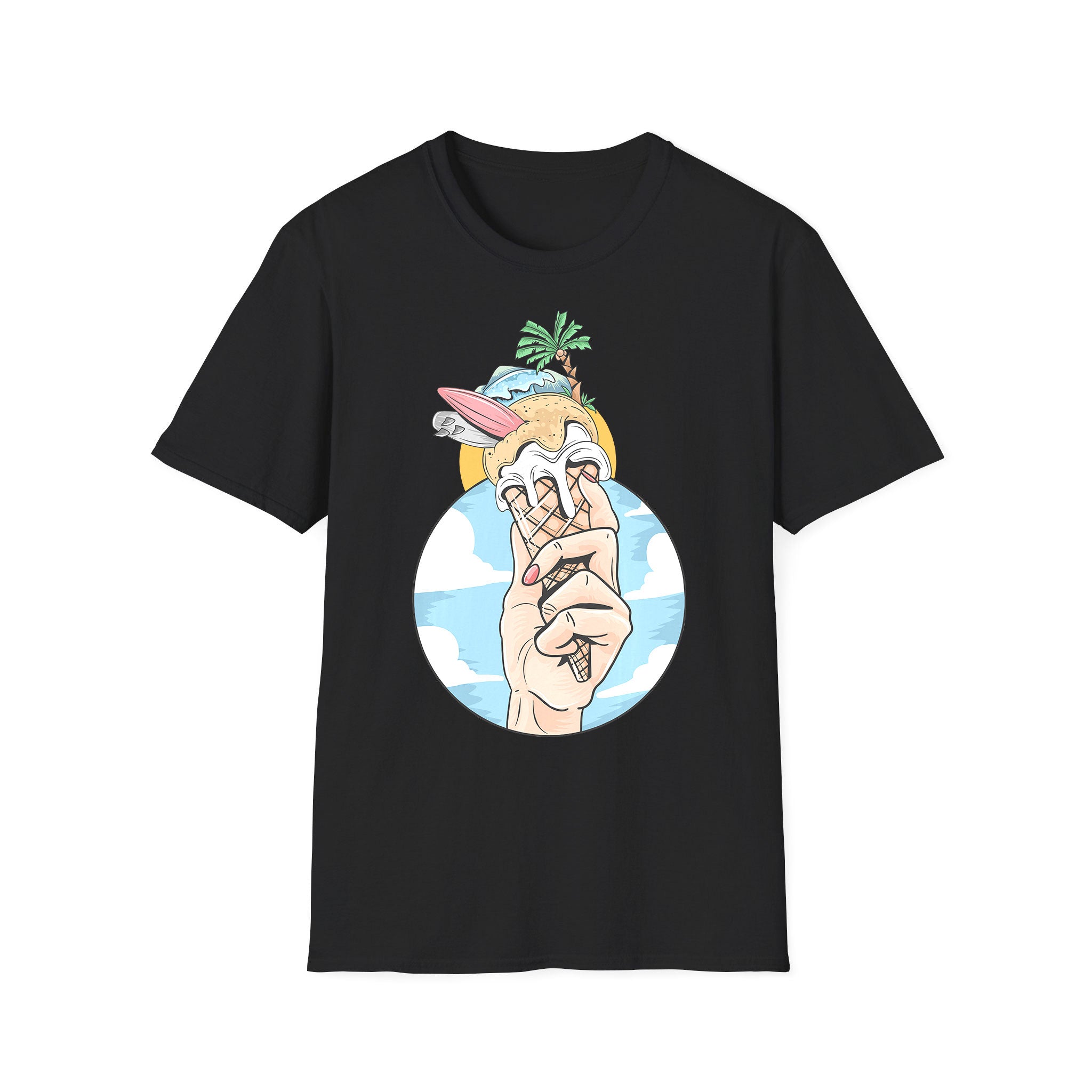 Summer unisex T-shirt Ice Cream Beach