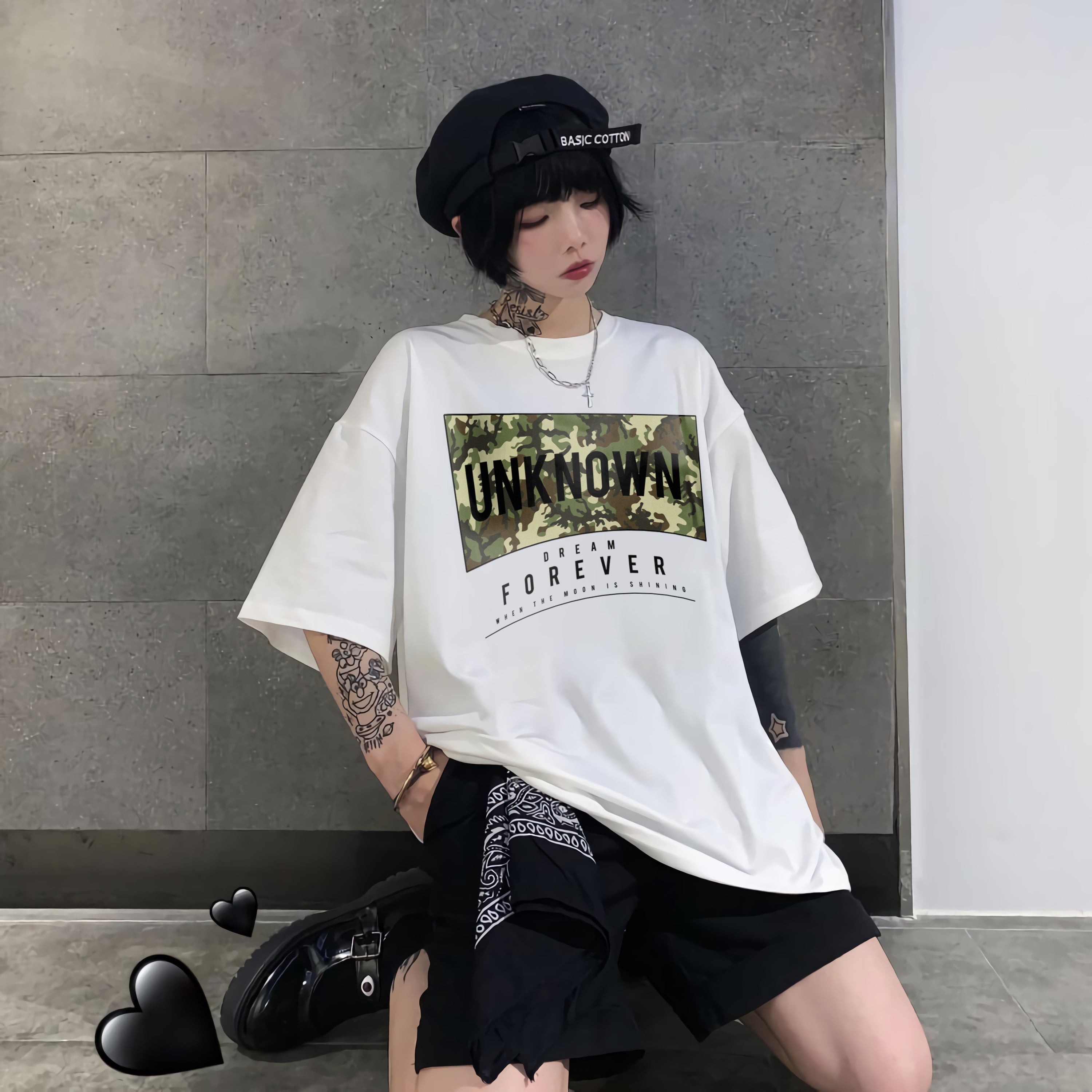 T-Shirt Style Japonais Rêve Inconnu Pour Toujours