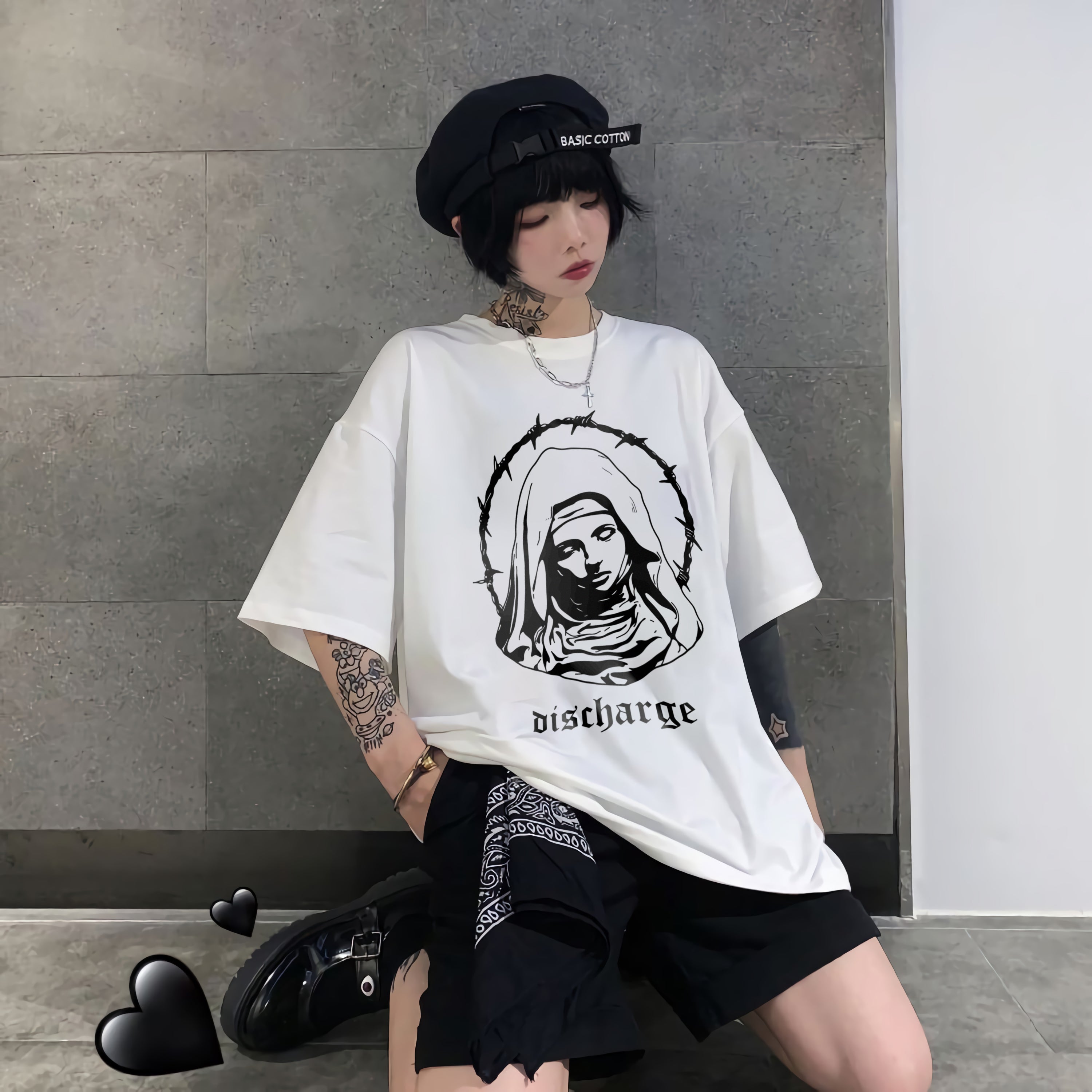 Japanese Style T-Shirt Discharge