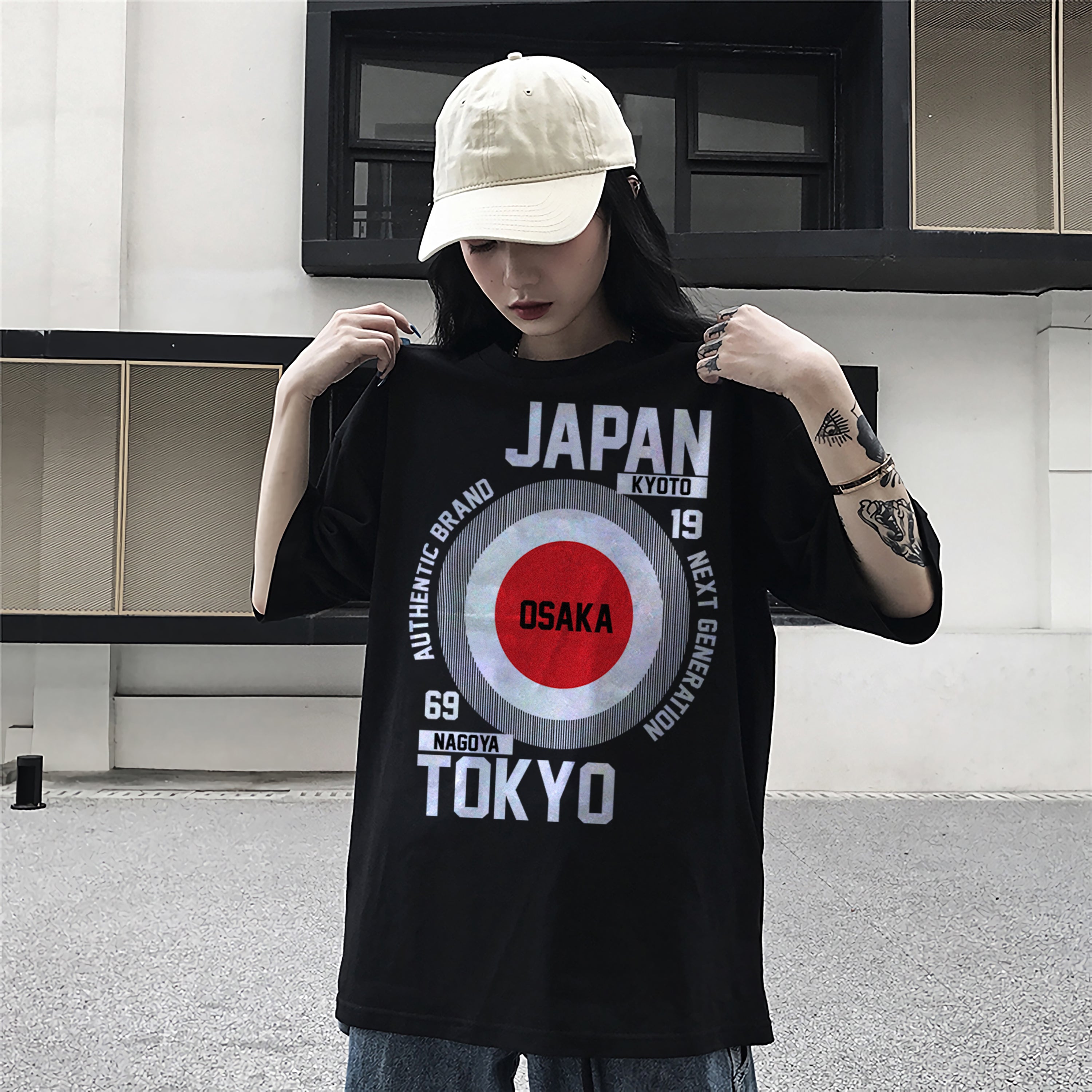 T-Shirt Style japonais Japon Kyoto Tokyo Nagoya