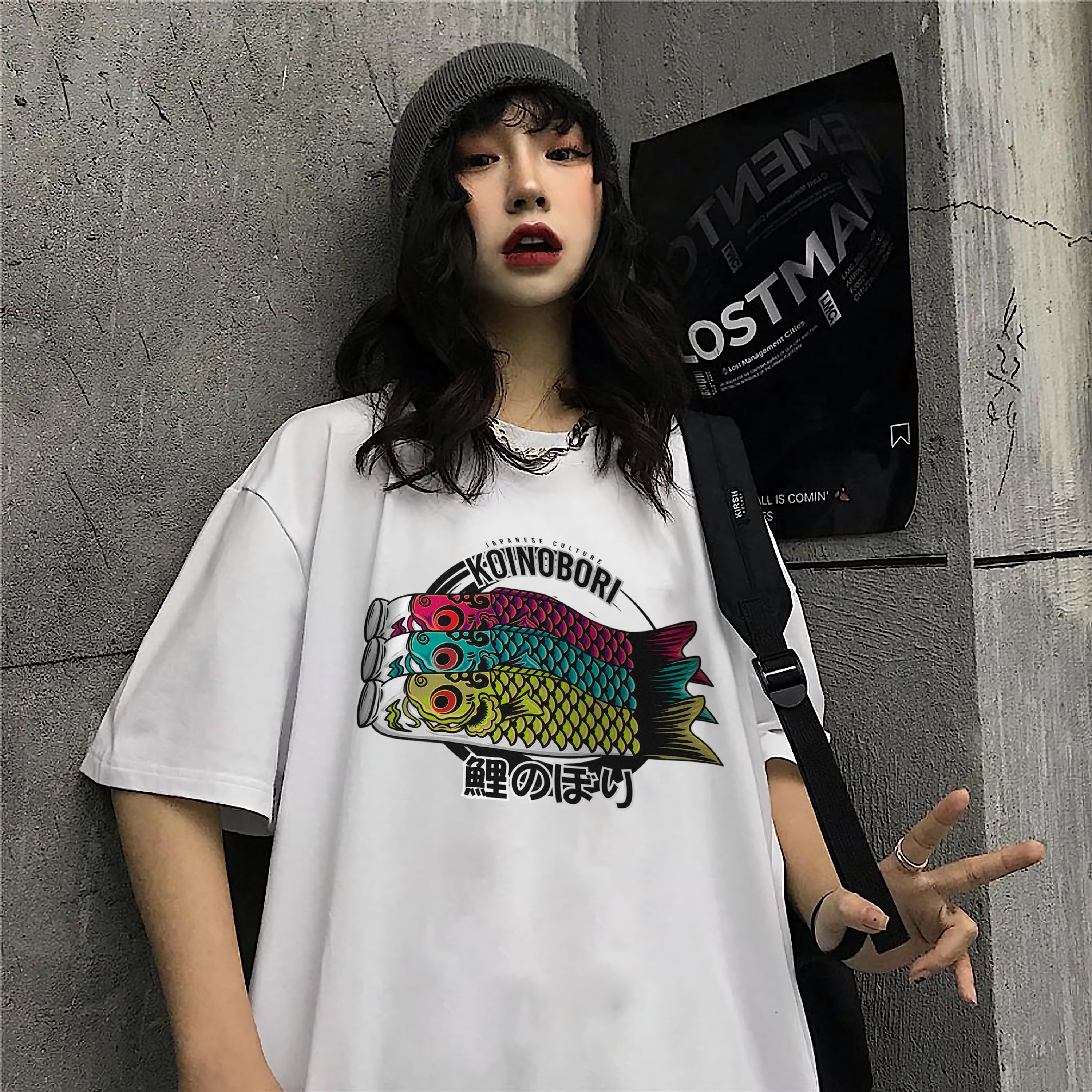 Japanese Style T-Shirt Koinobori