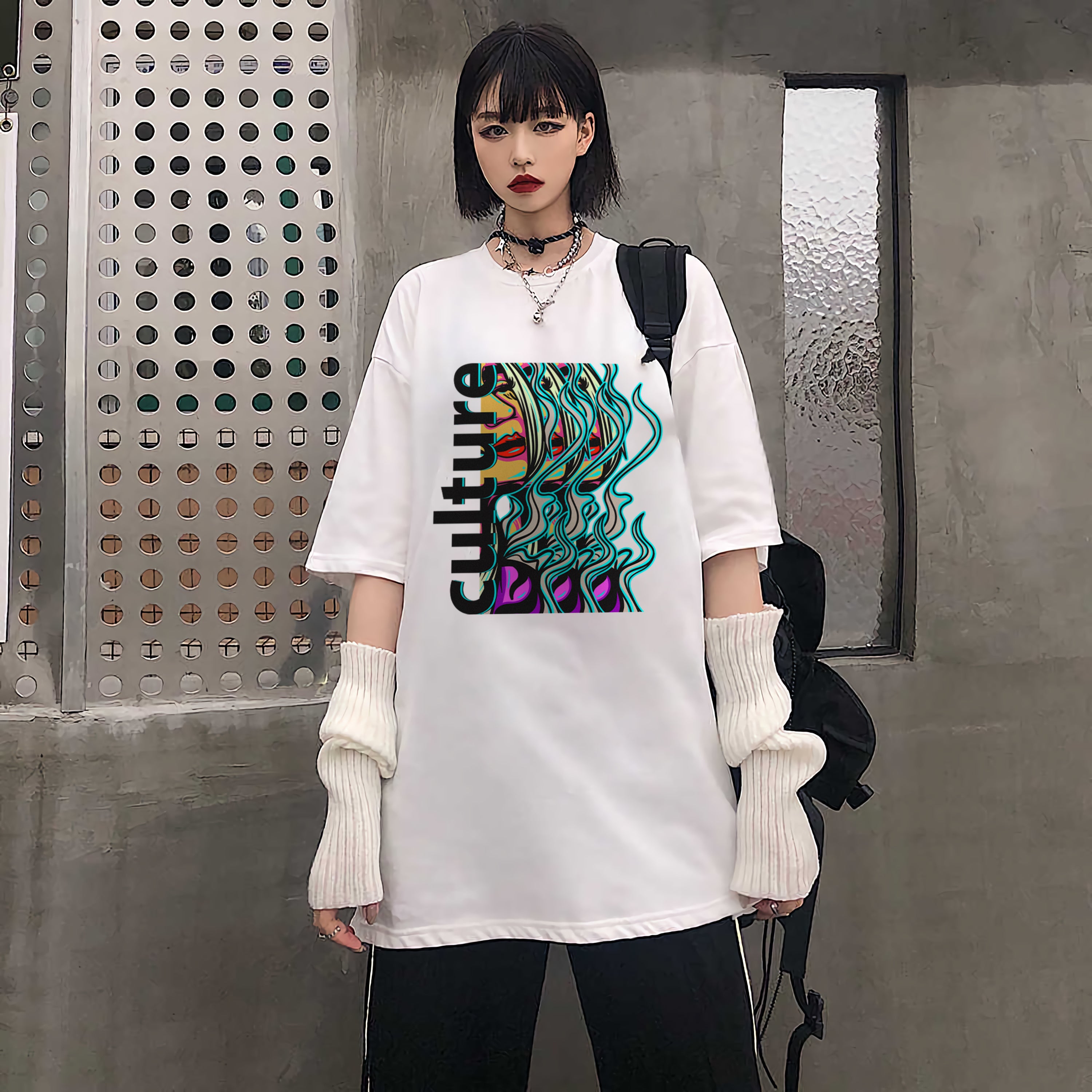 Japanese Style T-Shirt Culture Girl