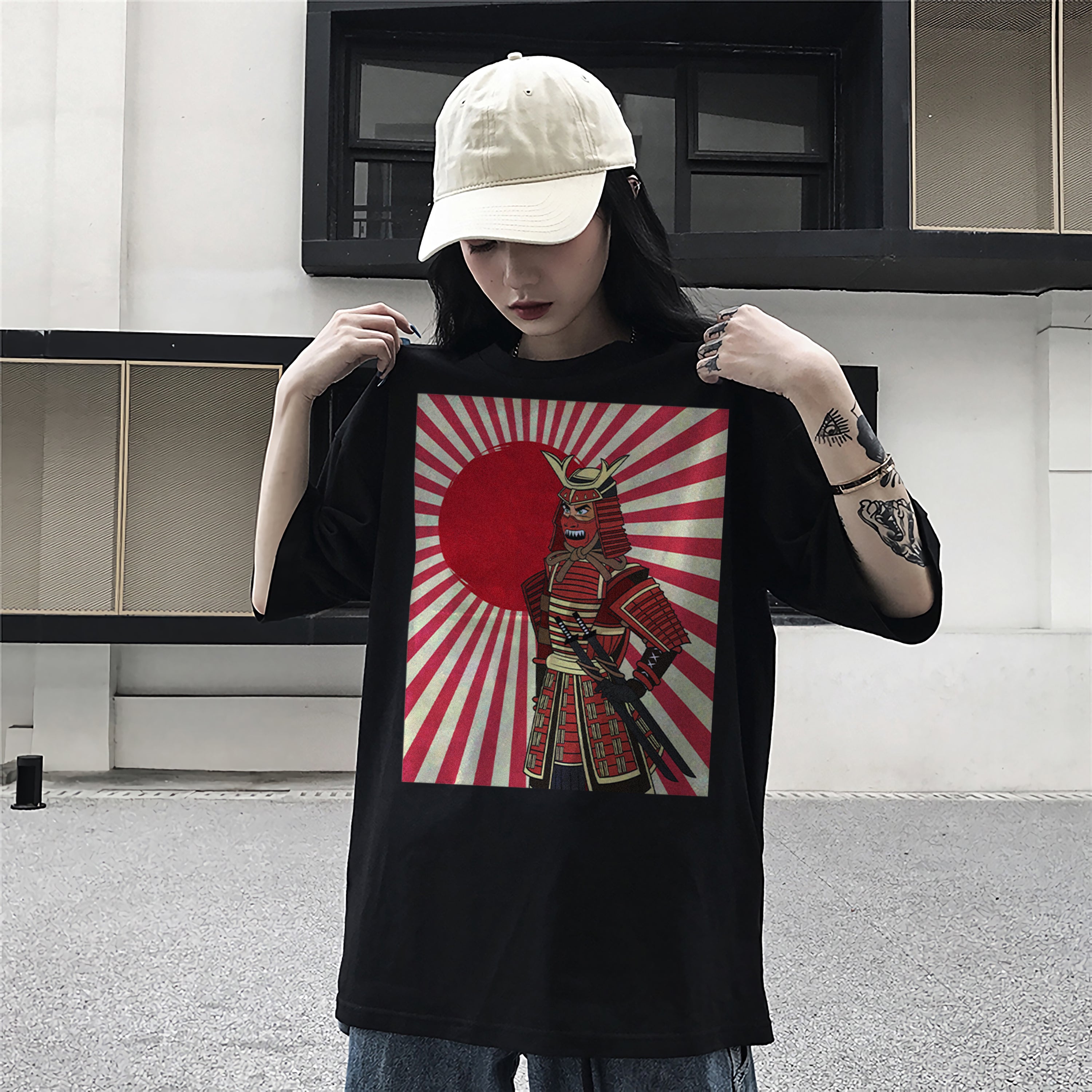 T-shirt style japonais Samurai Devil Tokyo