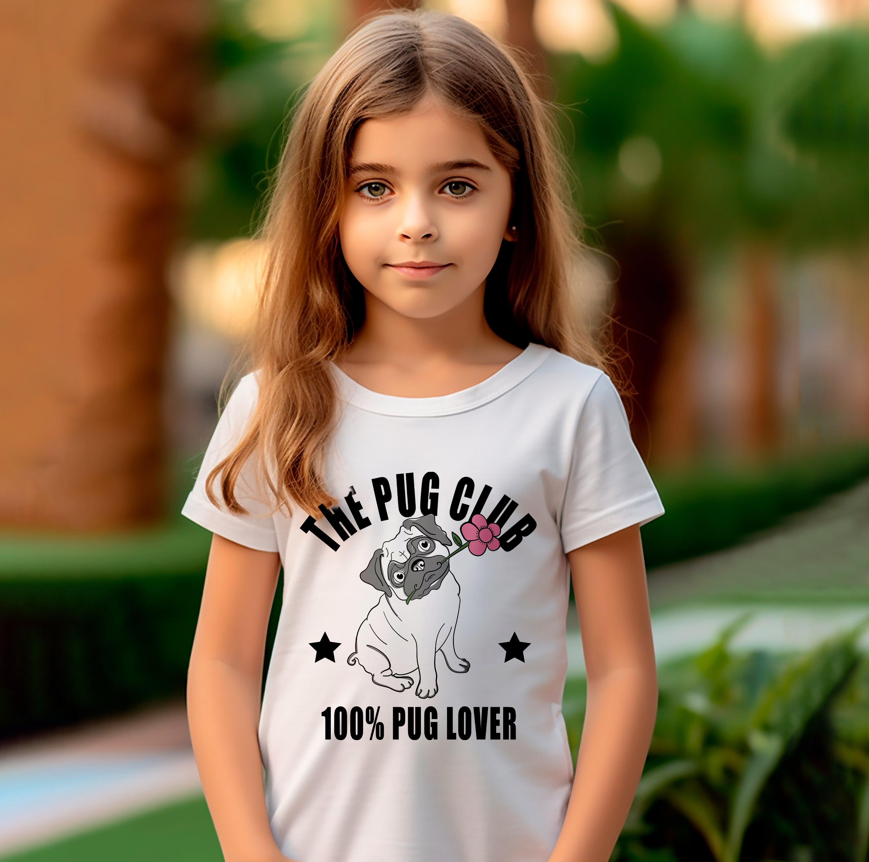 T-Shirt Enfant 100% Amoureux des Carlins