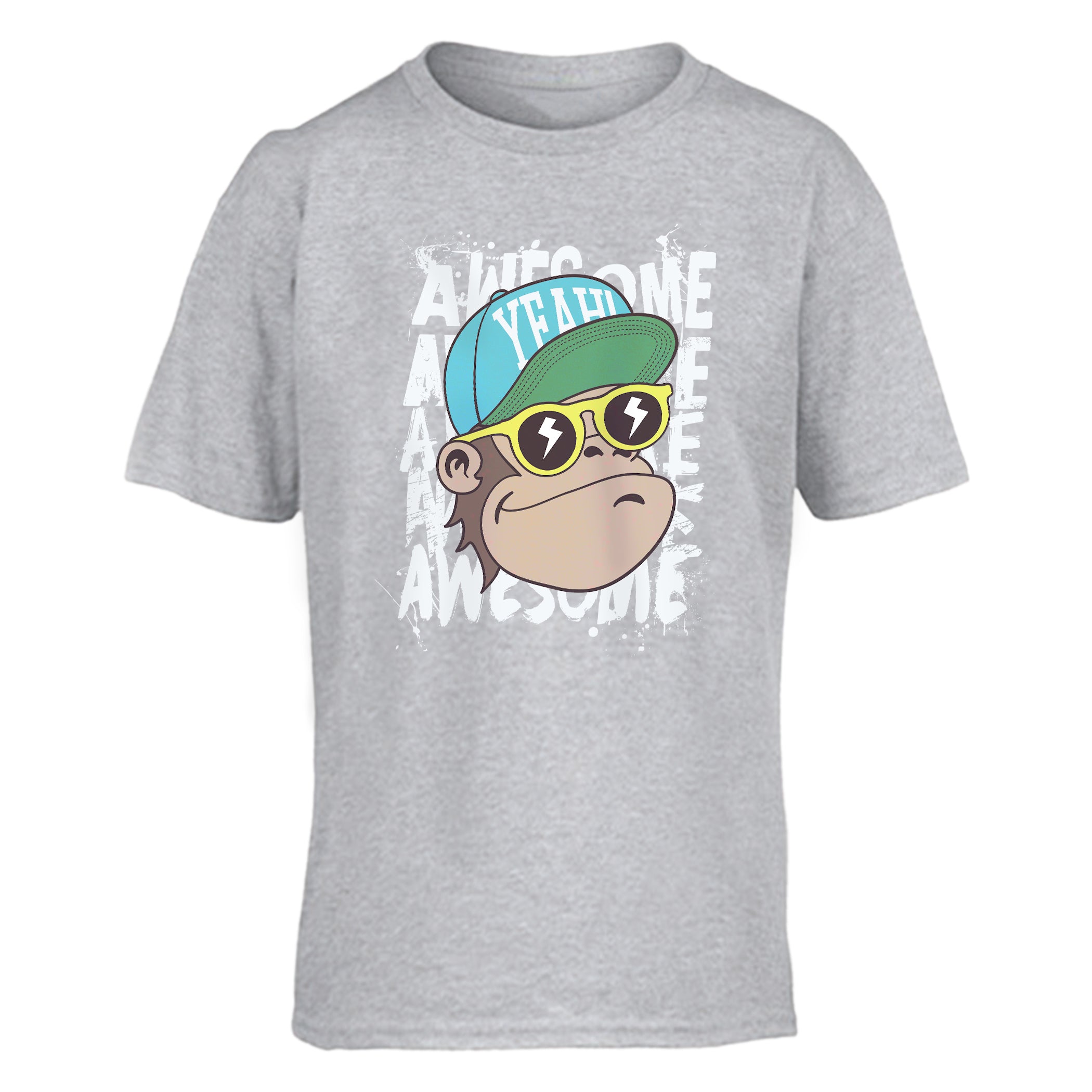 T-Shirt Enfant Singe Génial Ouais