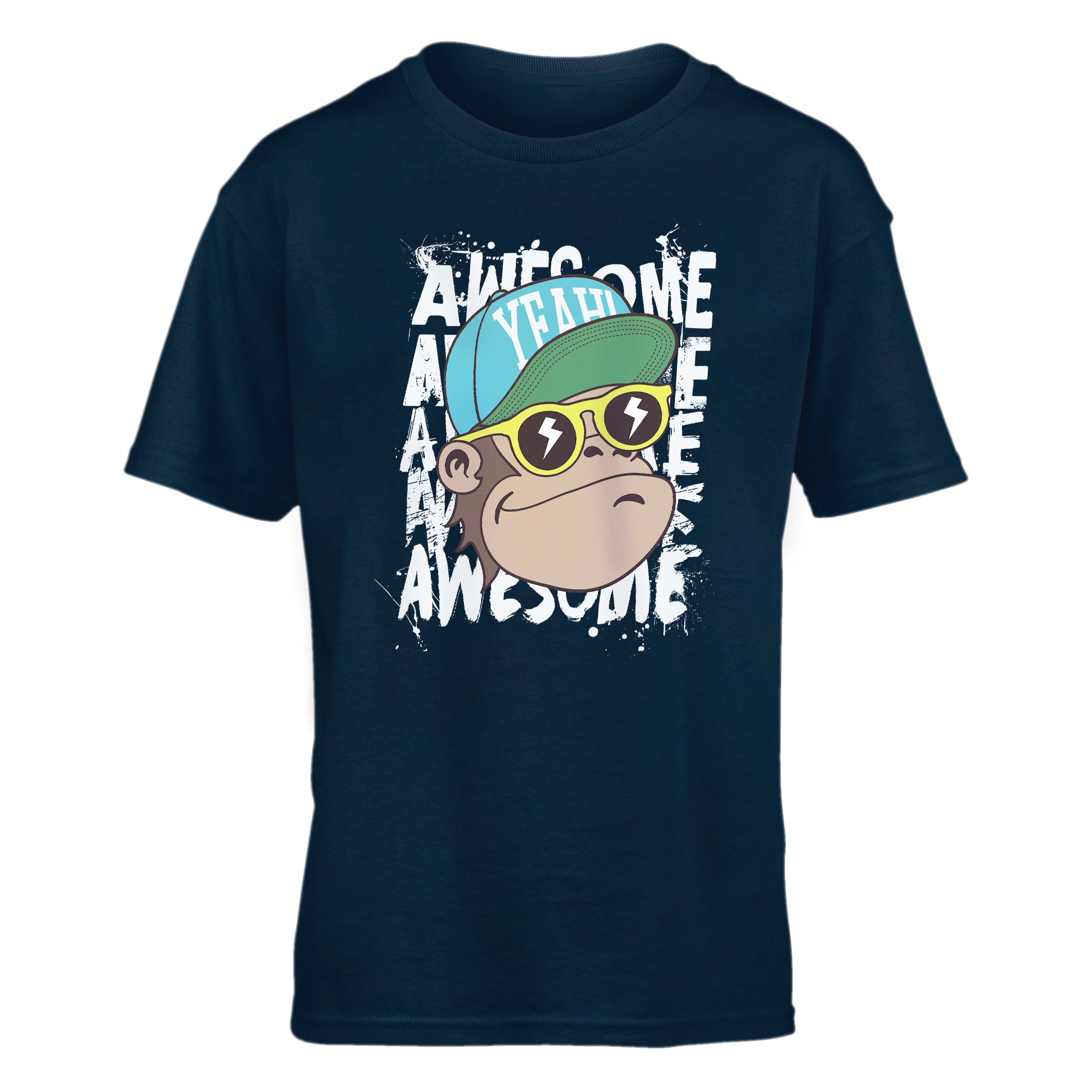 T-Shirt Enfant Singe Génial Ouais