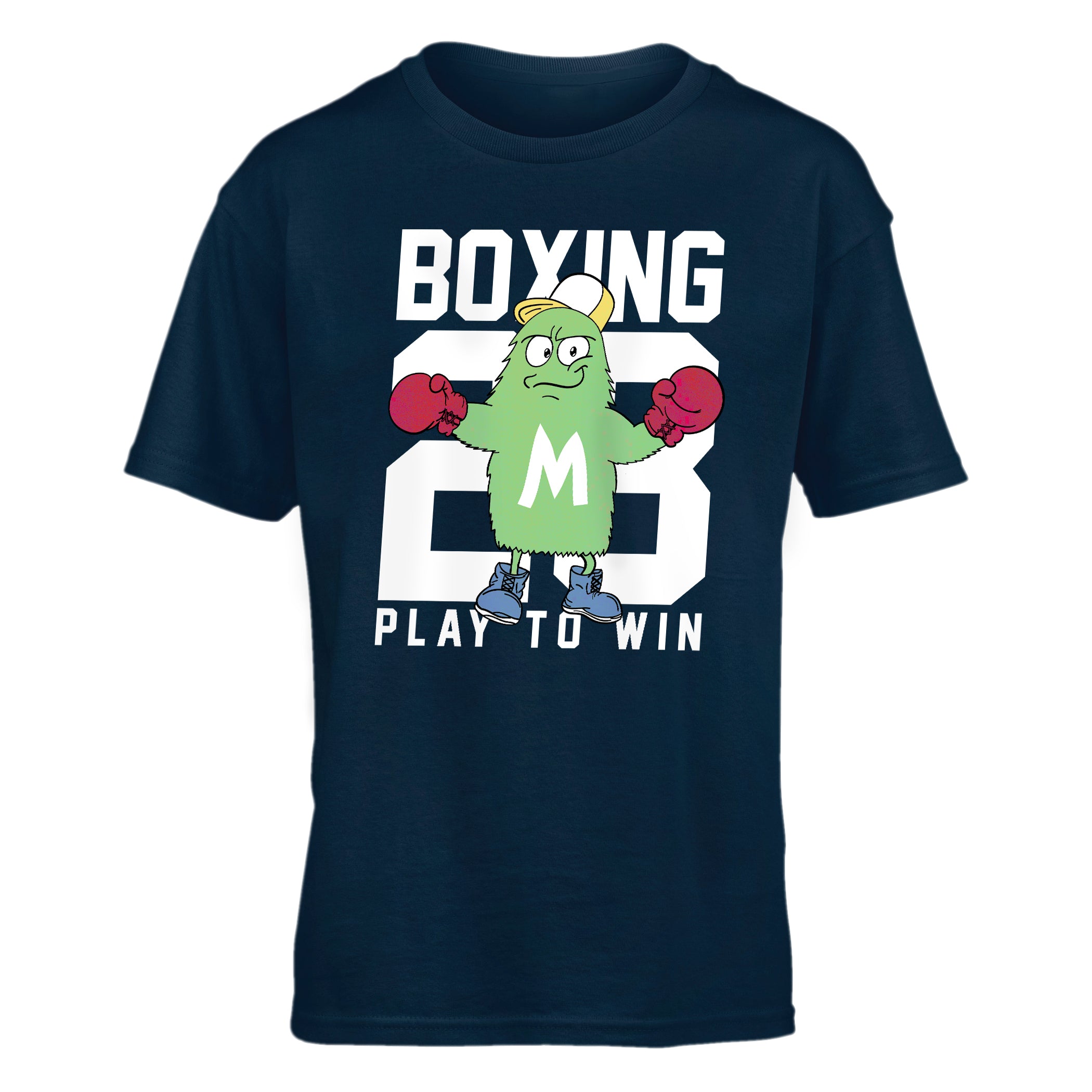 T-Shirt Enfant Boxe Jouer Pour Gagner