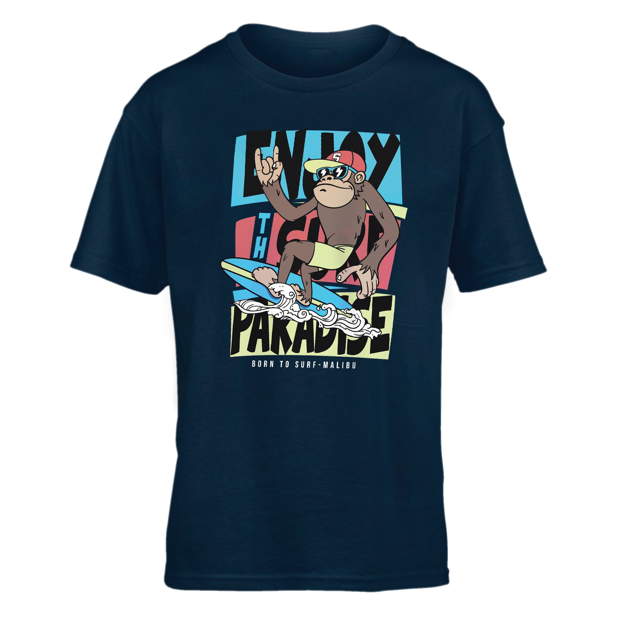 T-shirt enfant Profitez du paradis du surf