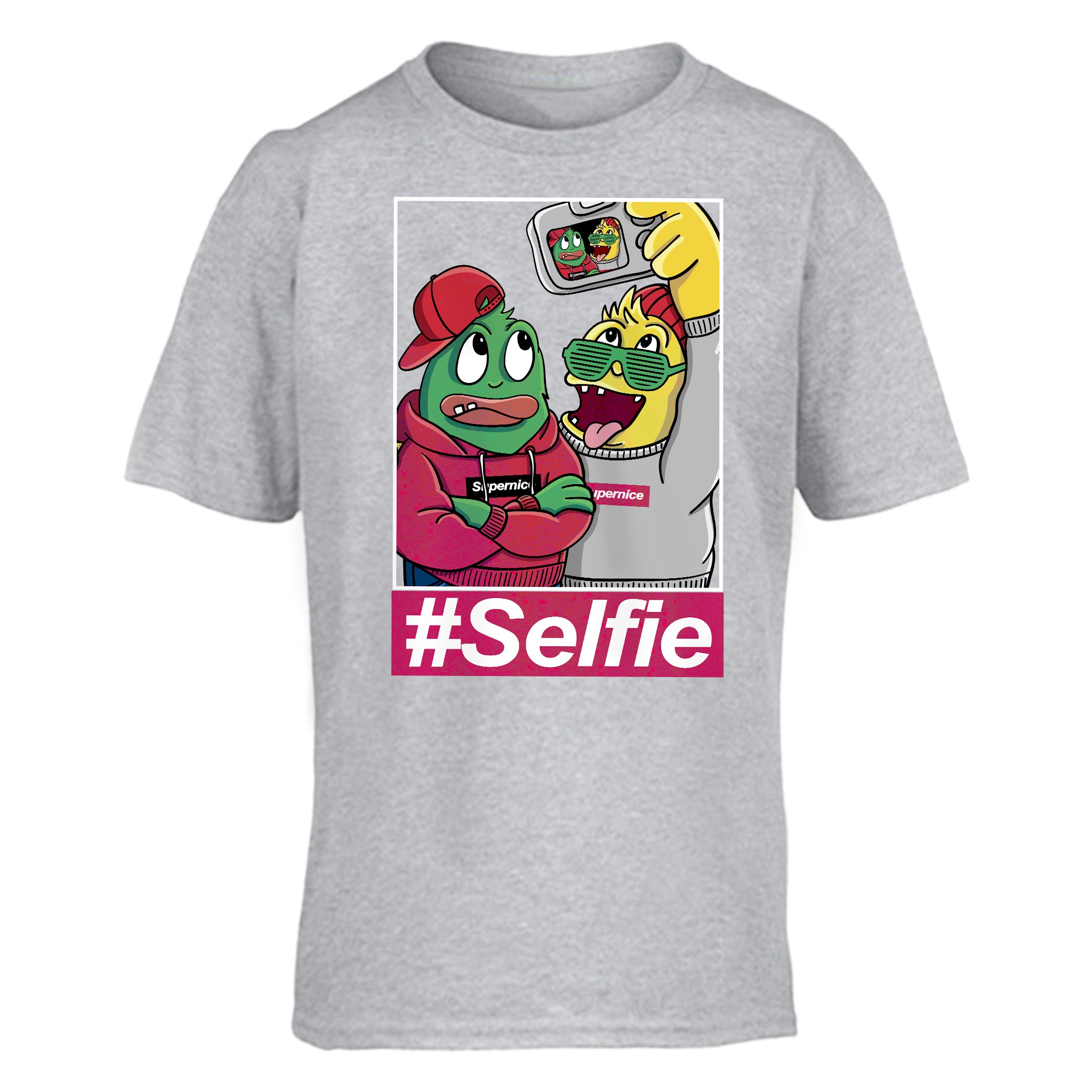 T-Shirt Enfant Monstre #Selfie
