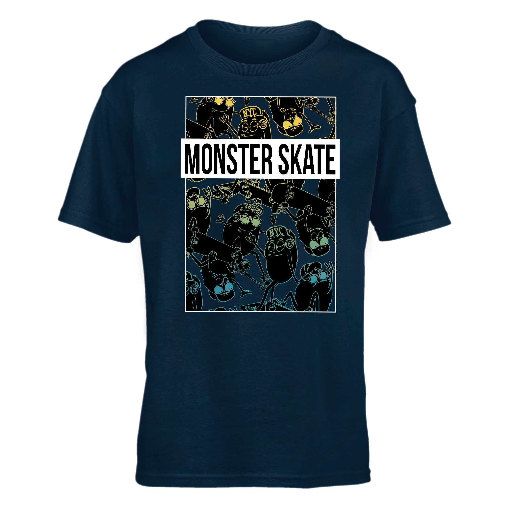 Kid T-Shirt Monsters Skate