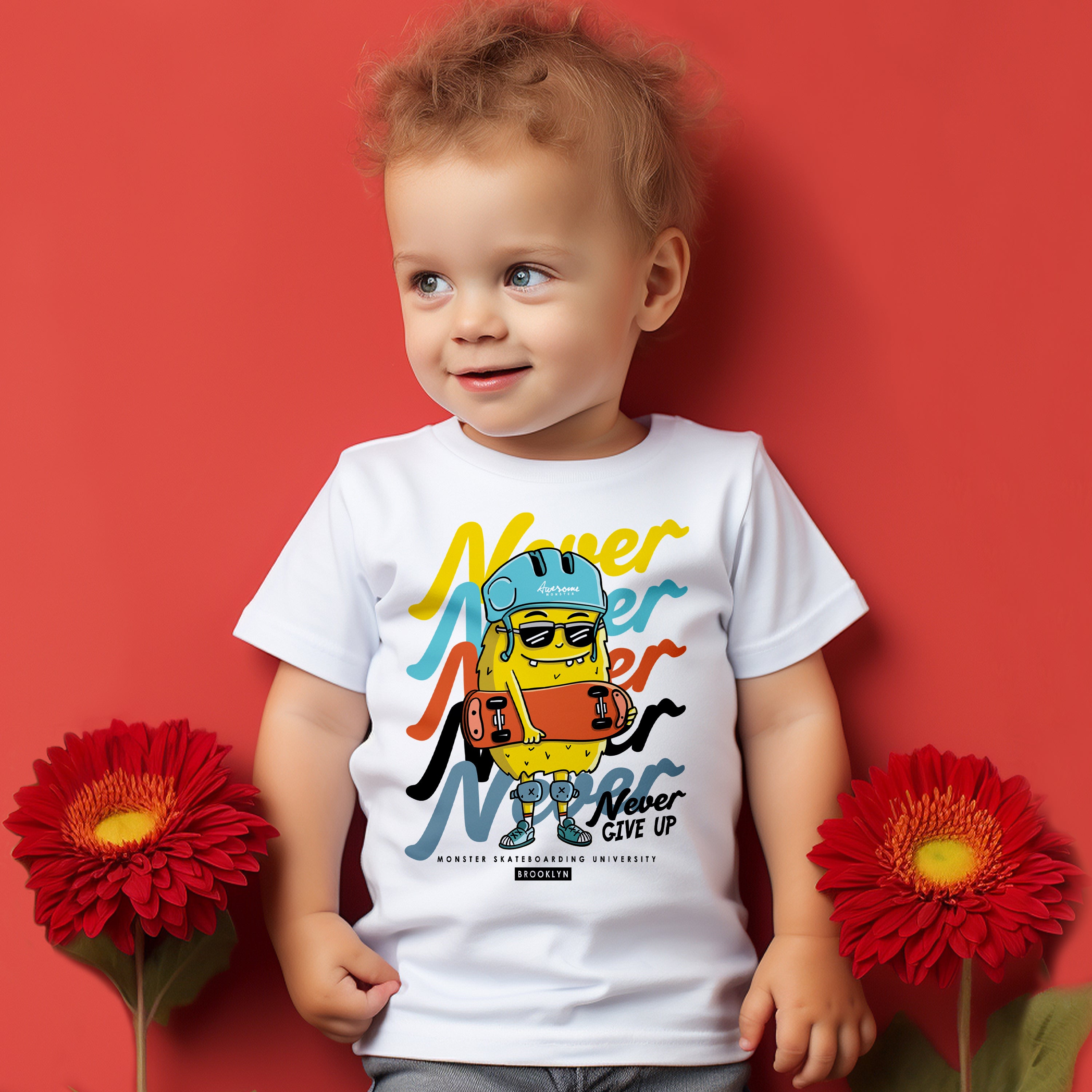 Kid T-Shirt Never Give Up