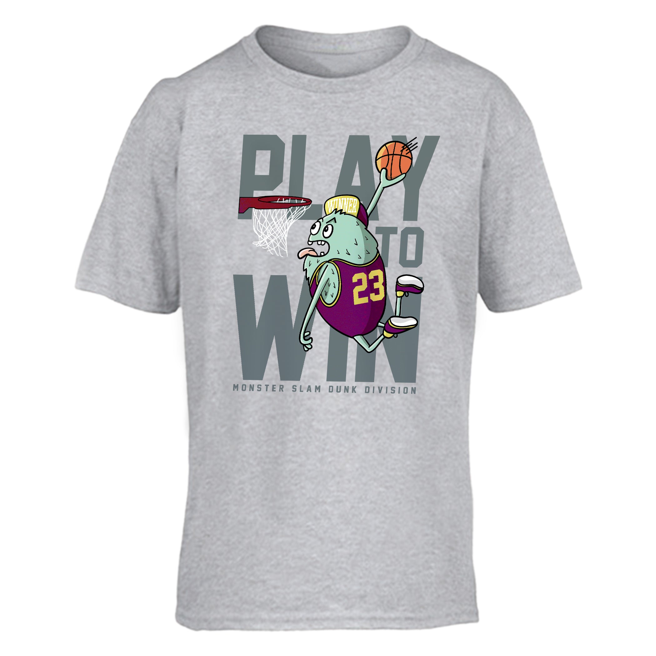 Kid T-Shirt Play To Win Monster