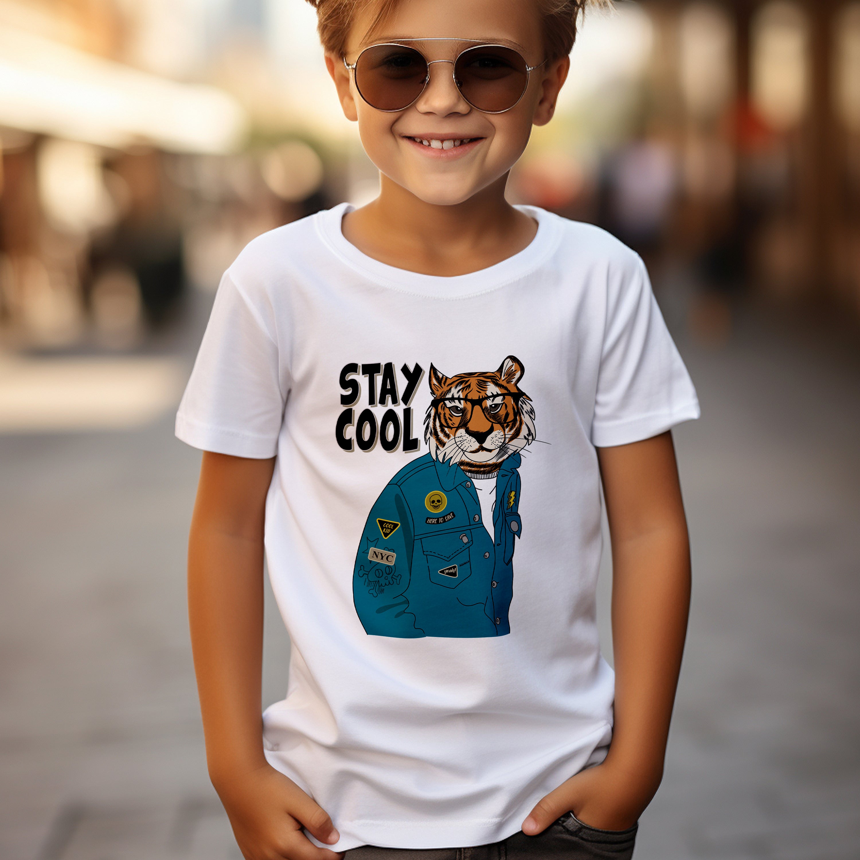 T-Shirt Enfant Stay Cool Tigre