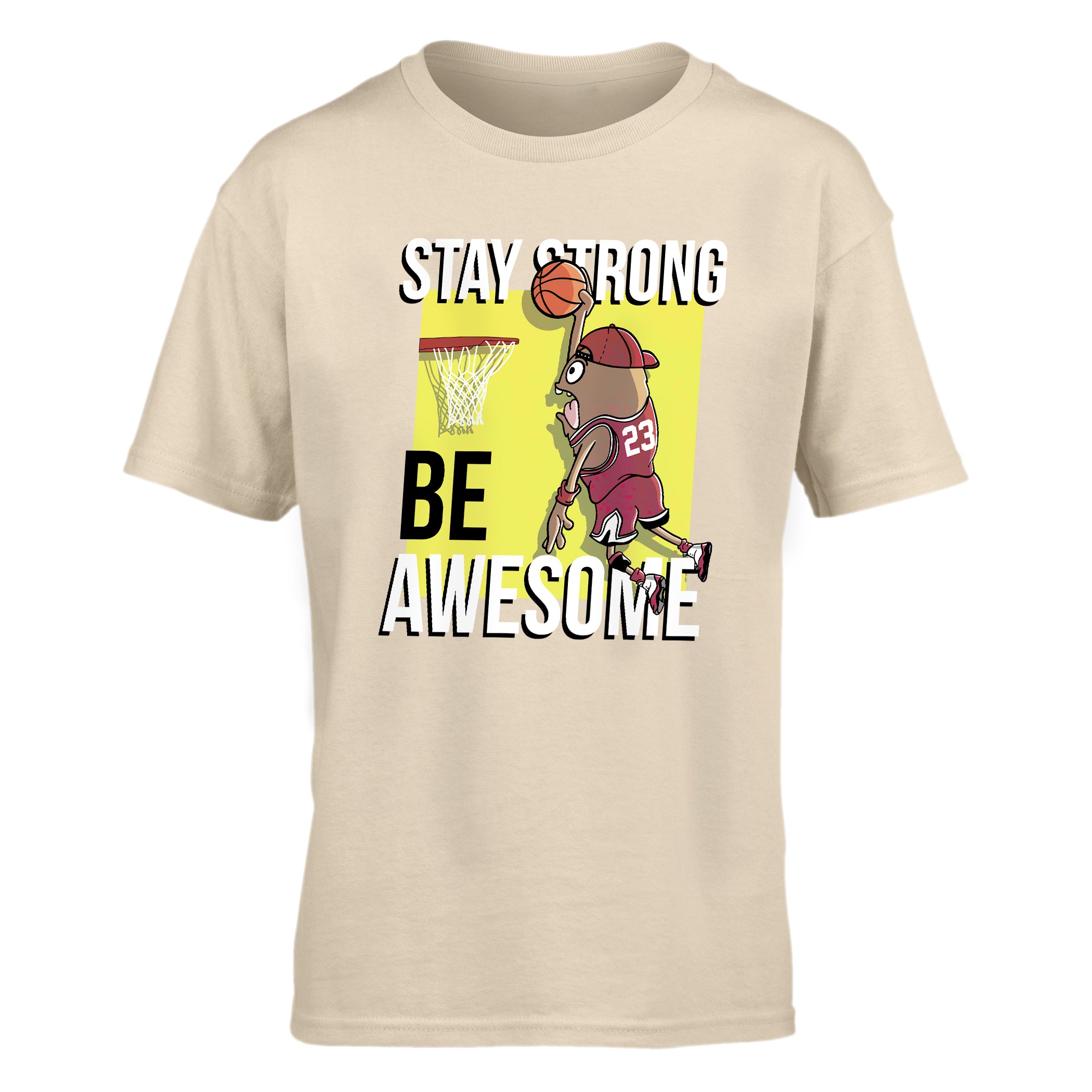 Kid T-Shirt Stay Strong Be Awesome