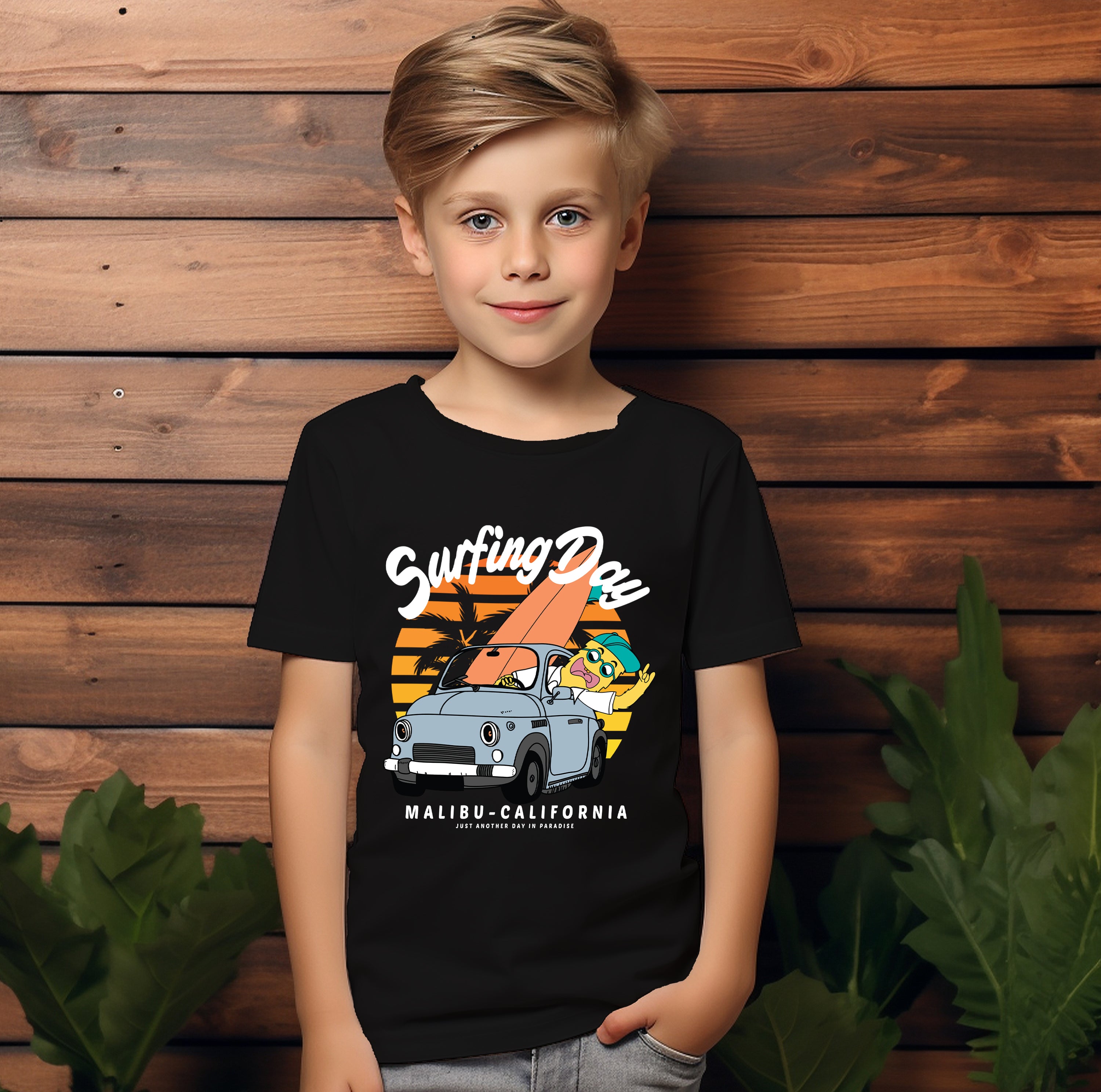 T-Shirt Enfant Journée de Surf