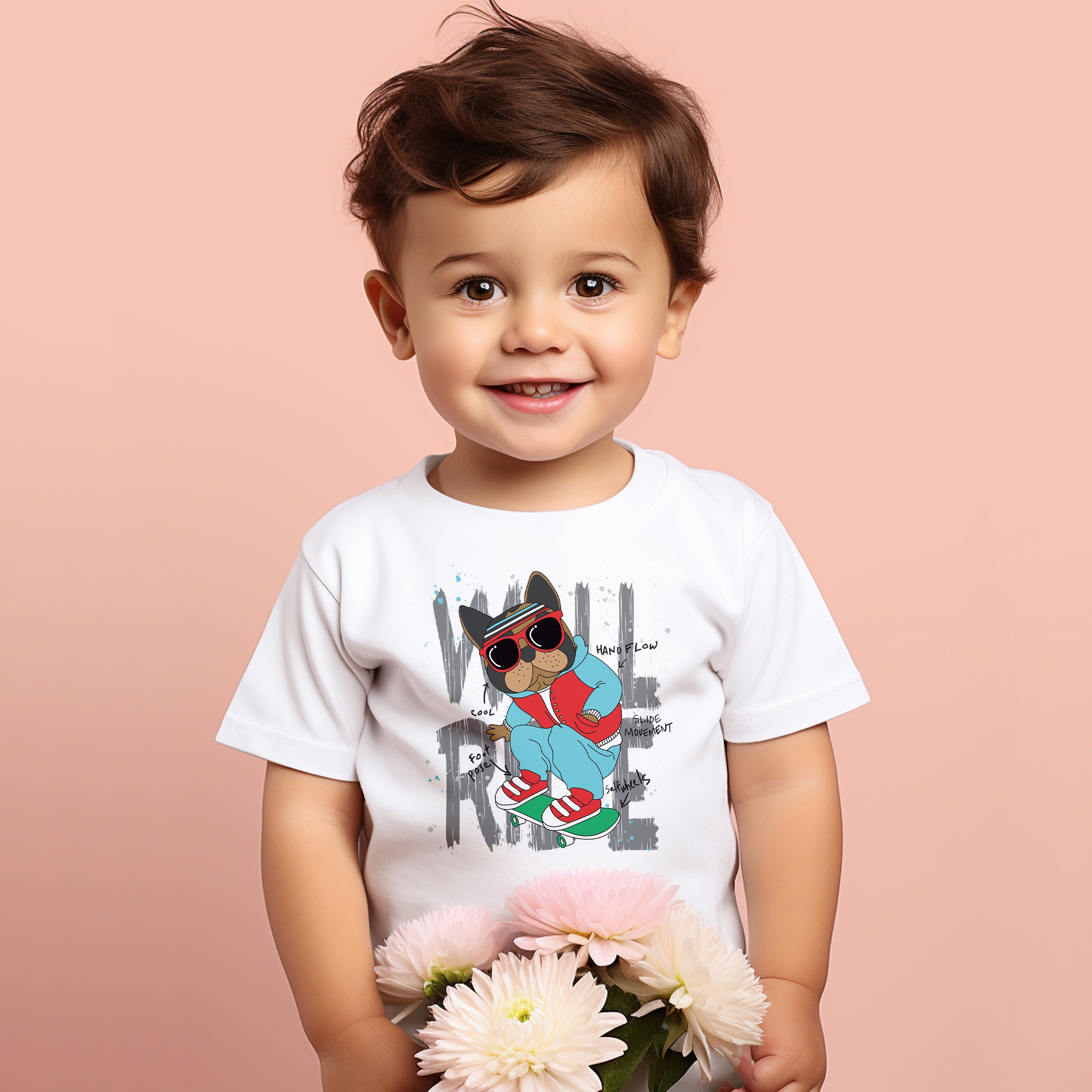 T-Shirt Enfant W!ll RIde Dog