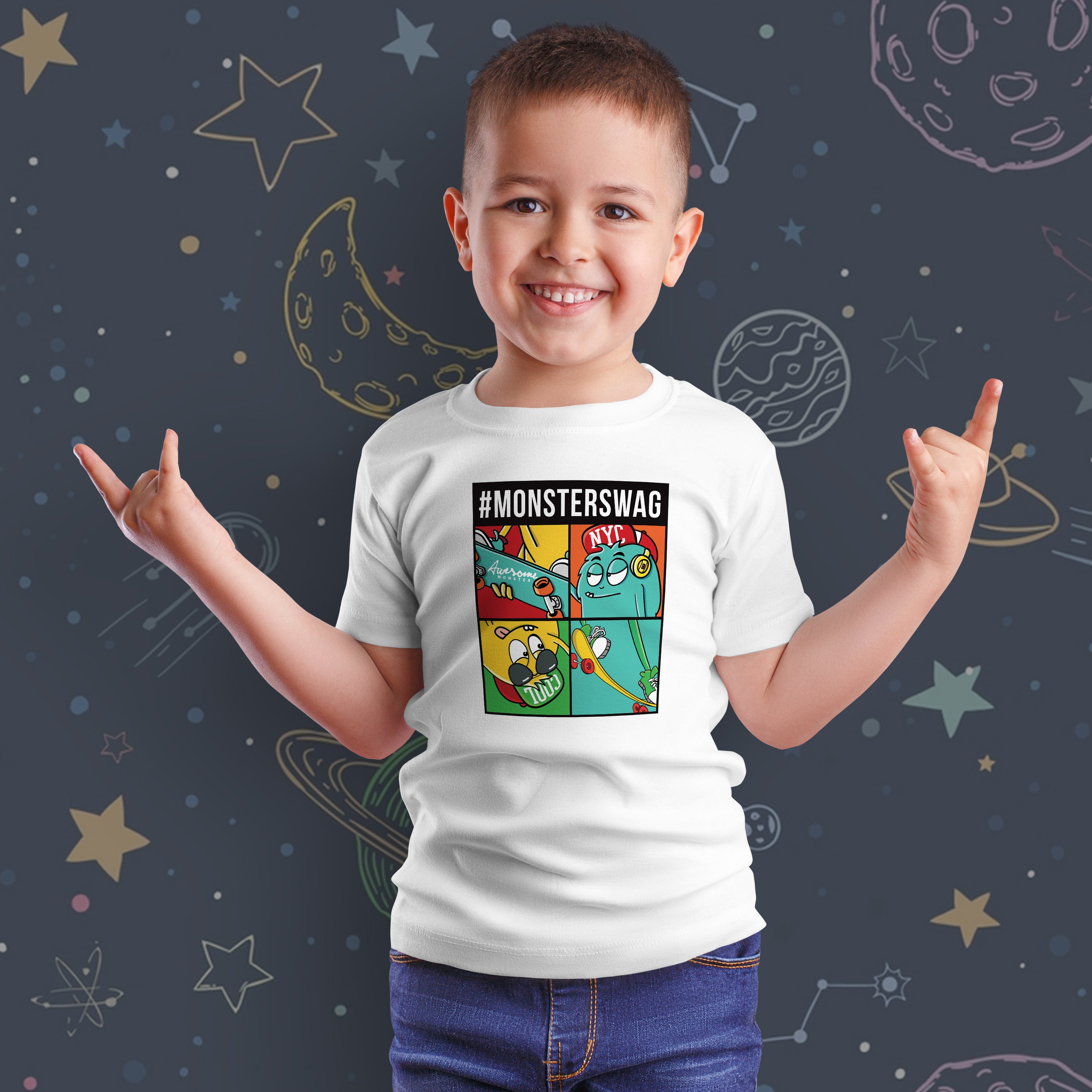 T-Shirt Enfant Monsterswag