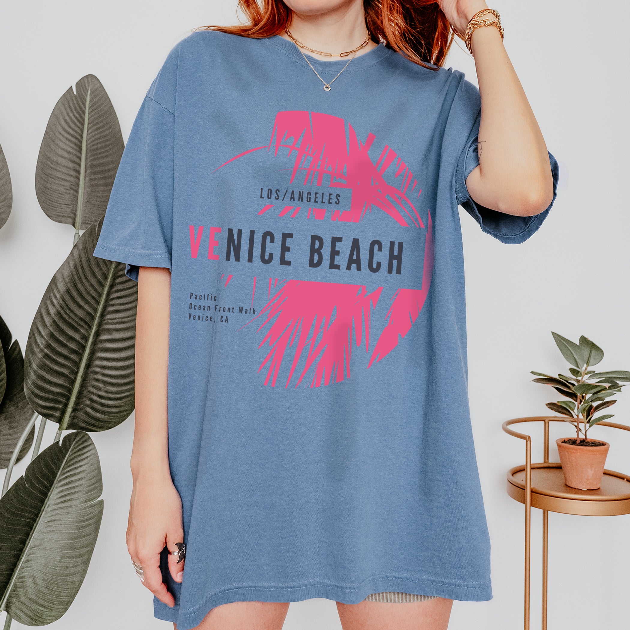 T-shirt unisexe d'été LA Venice Beach
