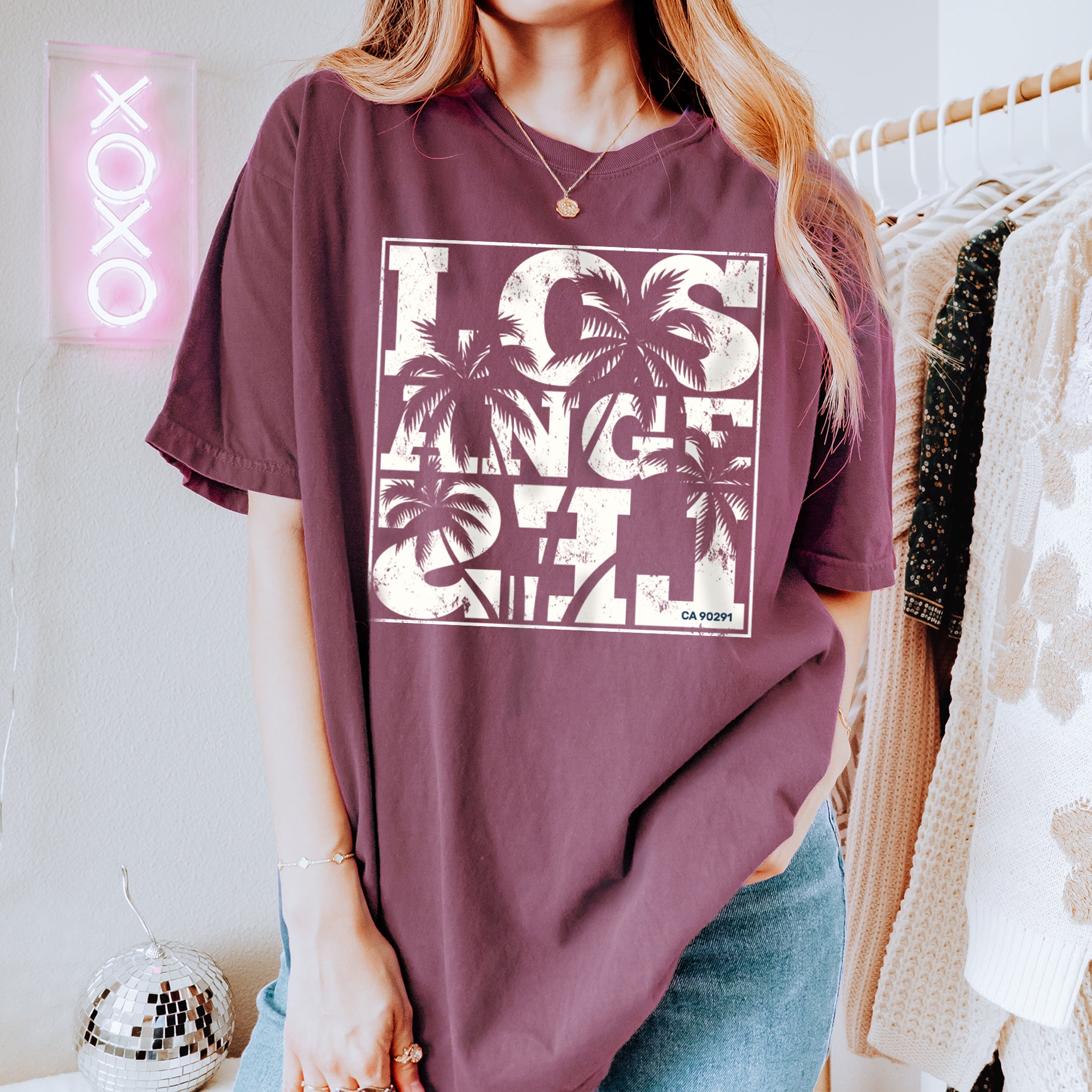 Summer unisex T-shirt Losangesel