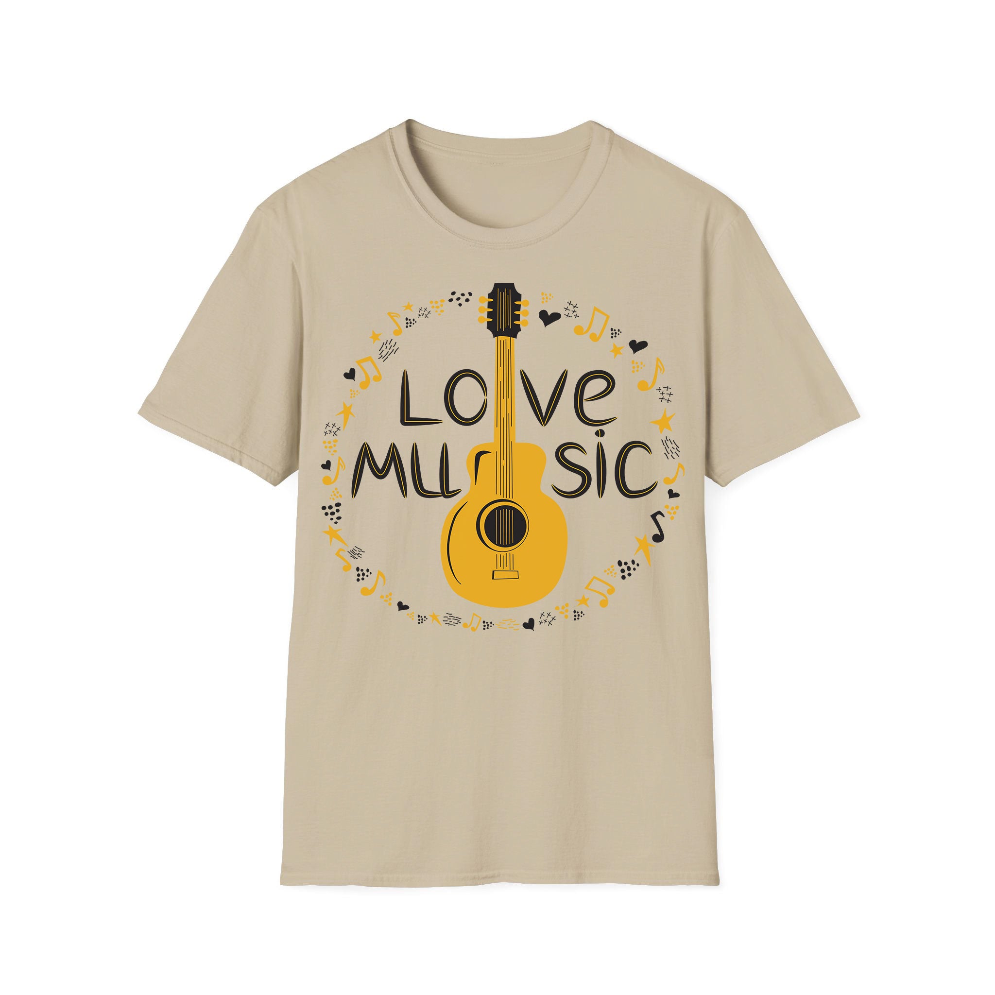 Music unisex T-shirt Love Guitar Music