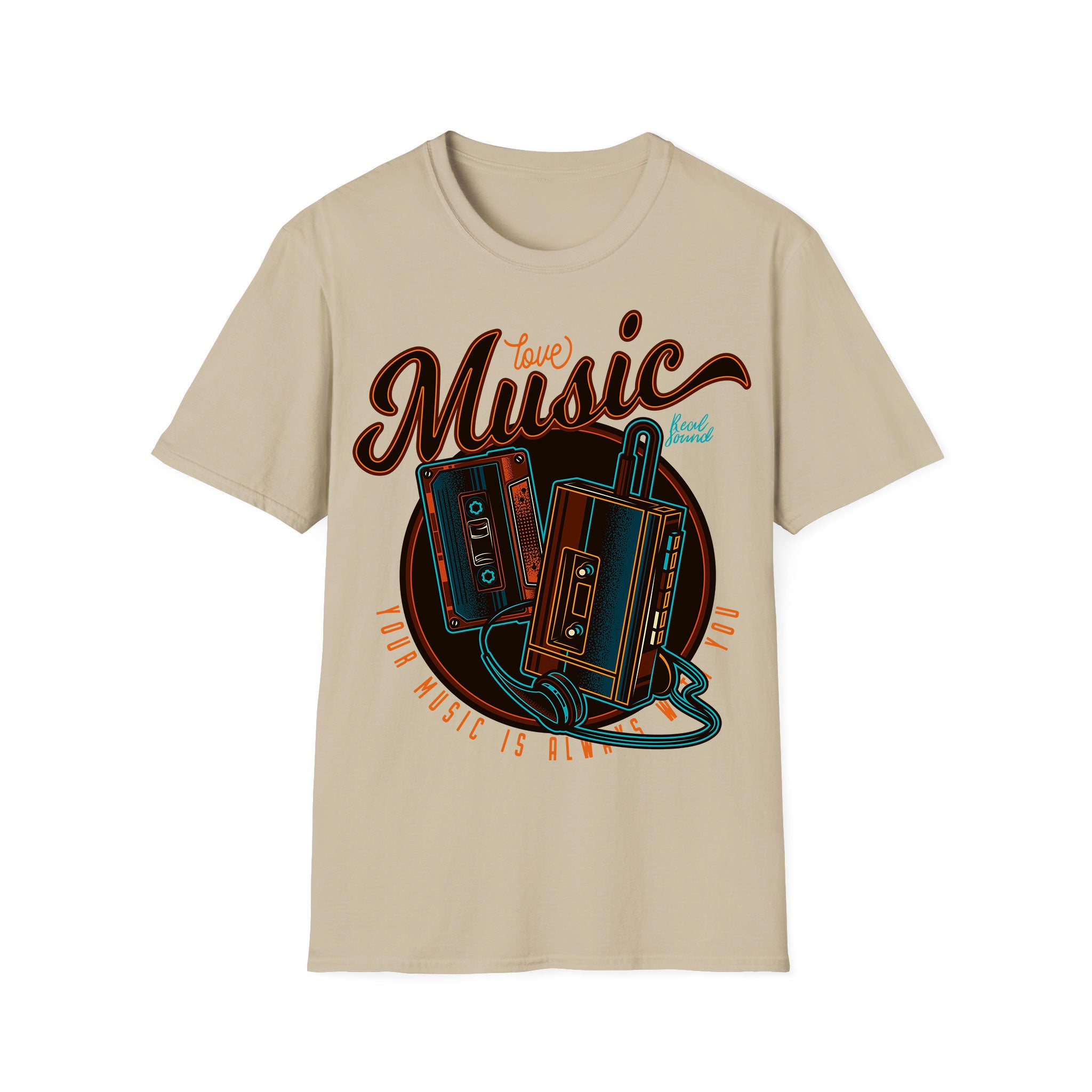 Music unisex T-shirt Love Music Real Sound