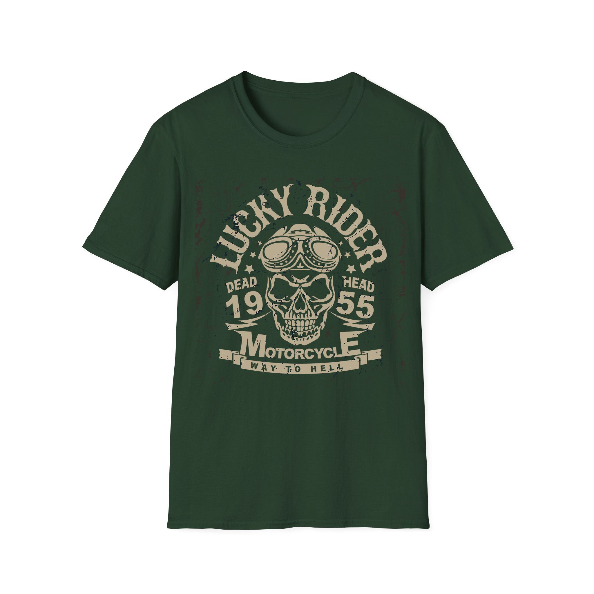 Motorcycle T-shirt Lucky Rider