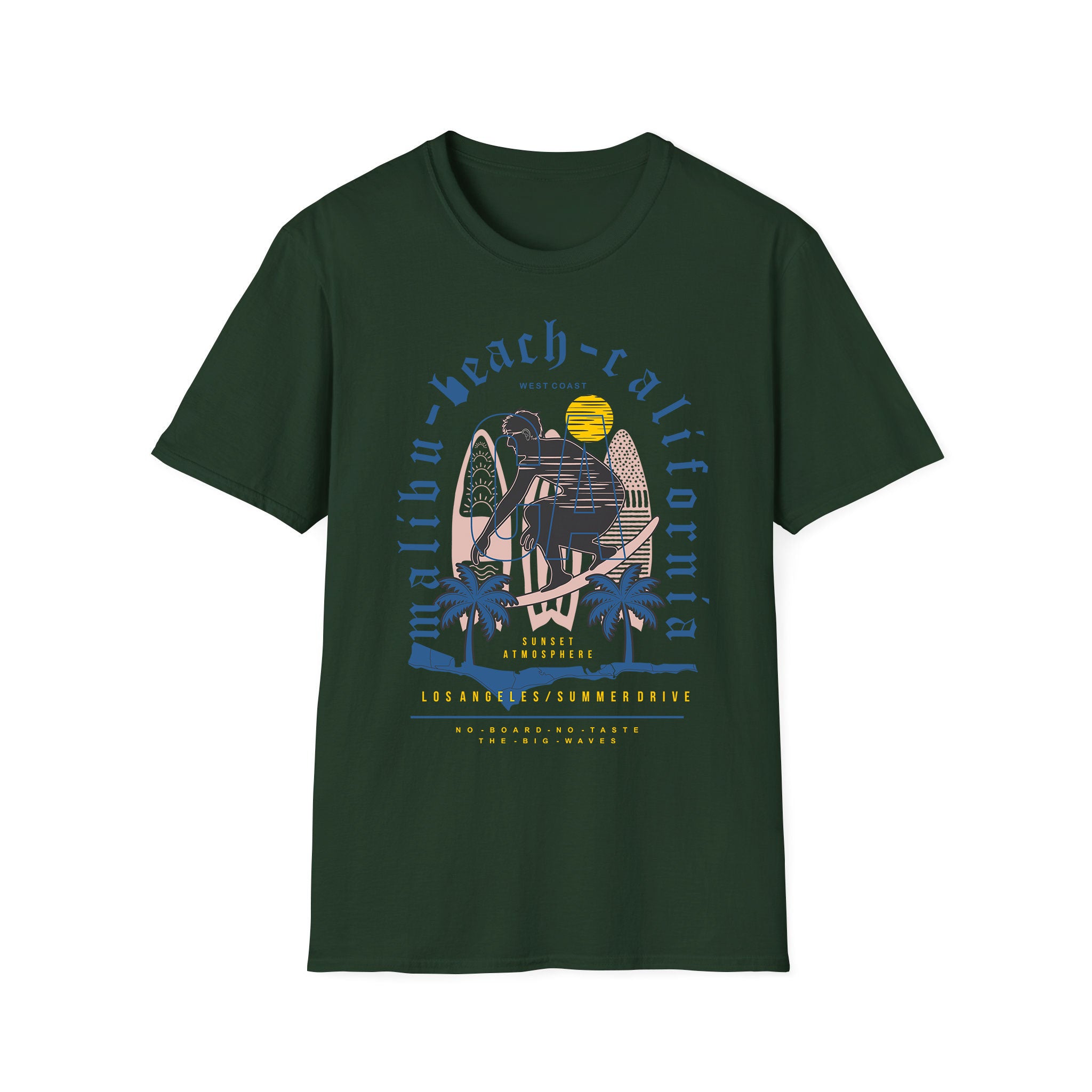 Summer unisex T-shirt Malibu Beach