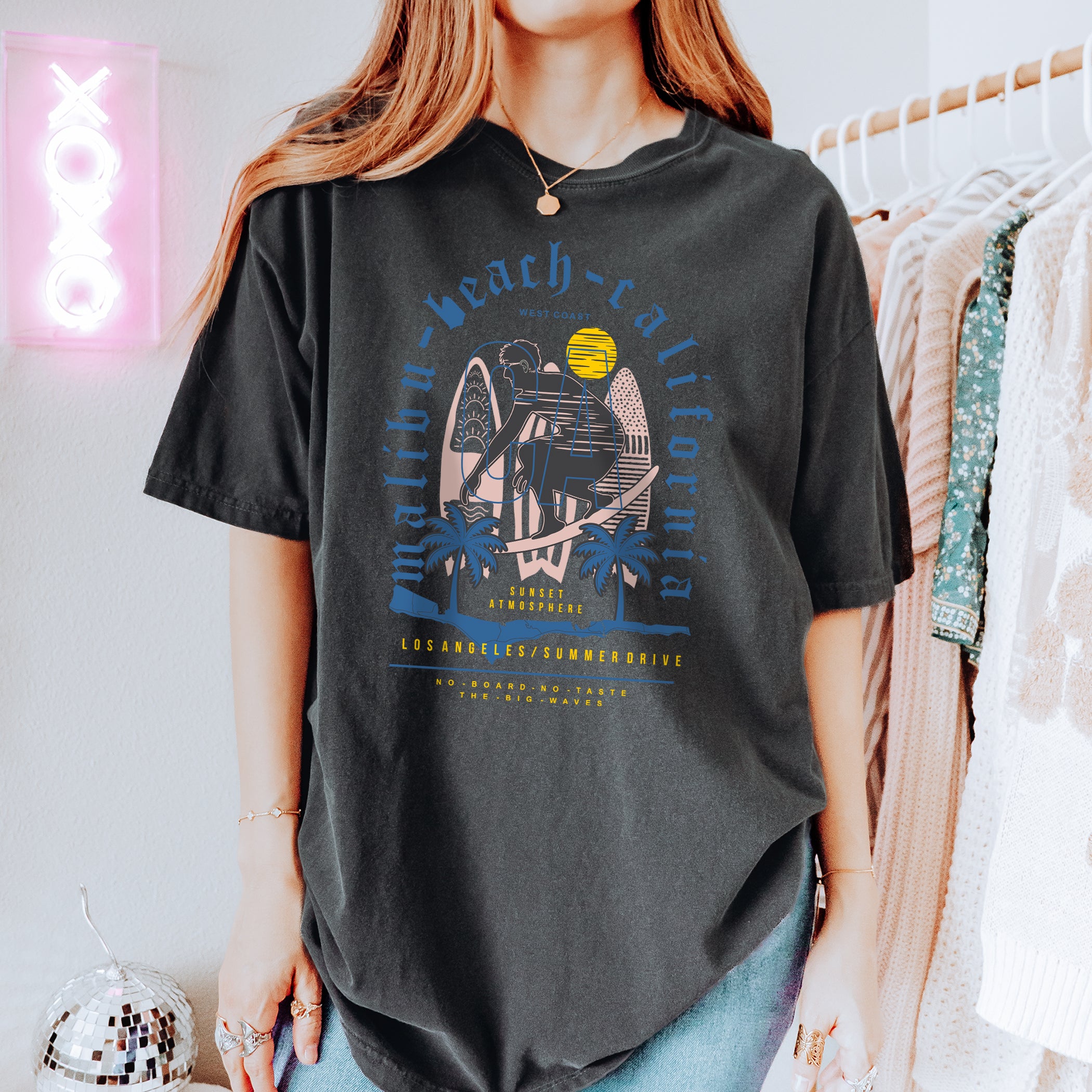 Summer unisex T-shirt Malibu Beach