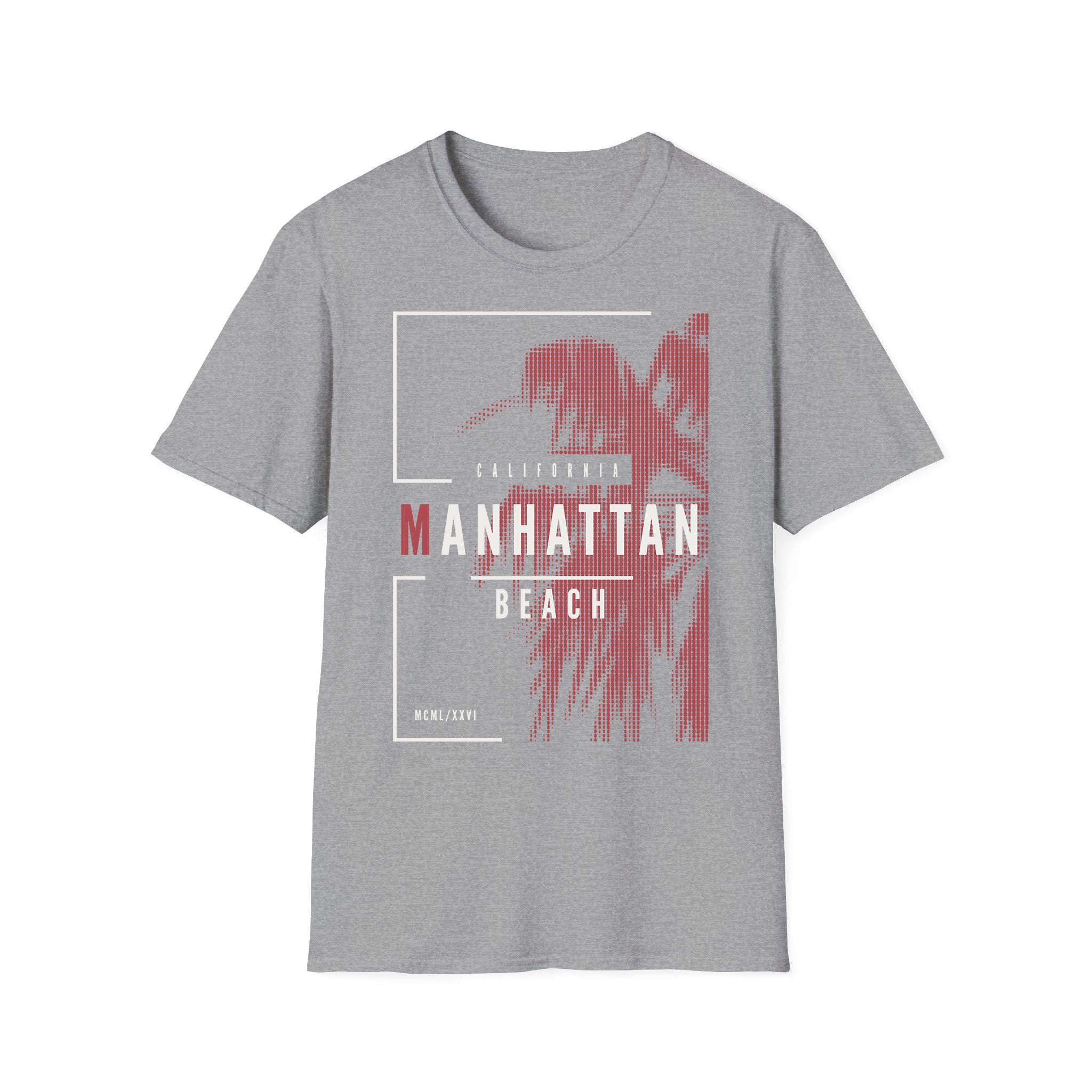 Áo thun unisex mùa hè bãi biển Manhattan