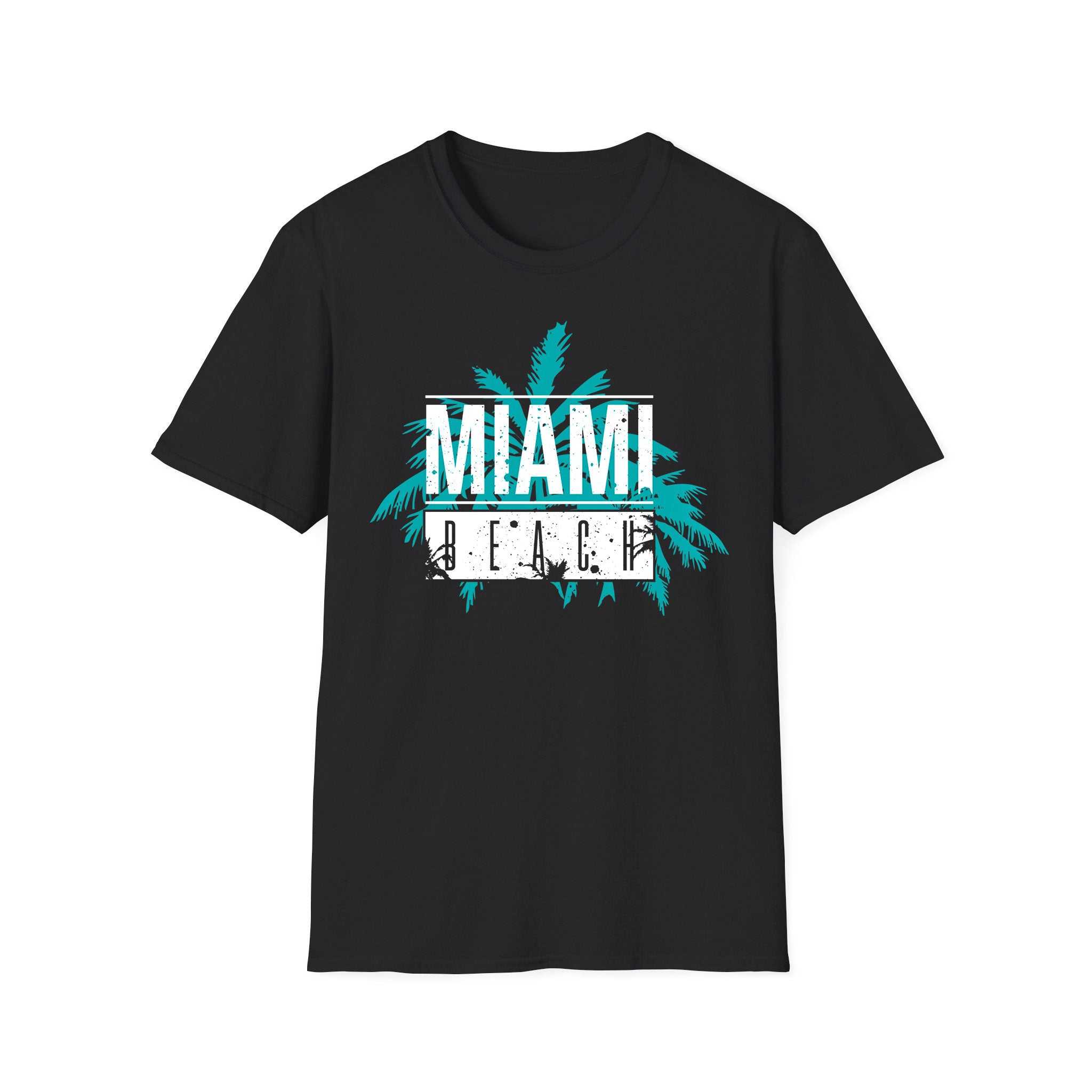 Summer unisex T-shirt Miami Beach White