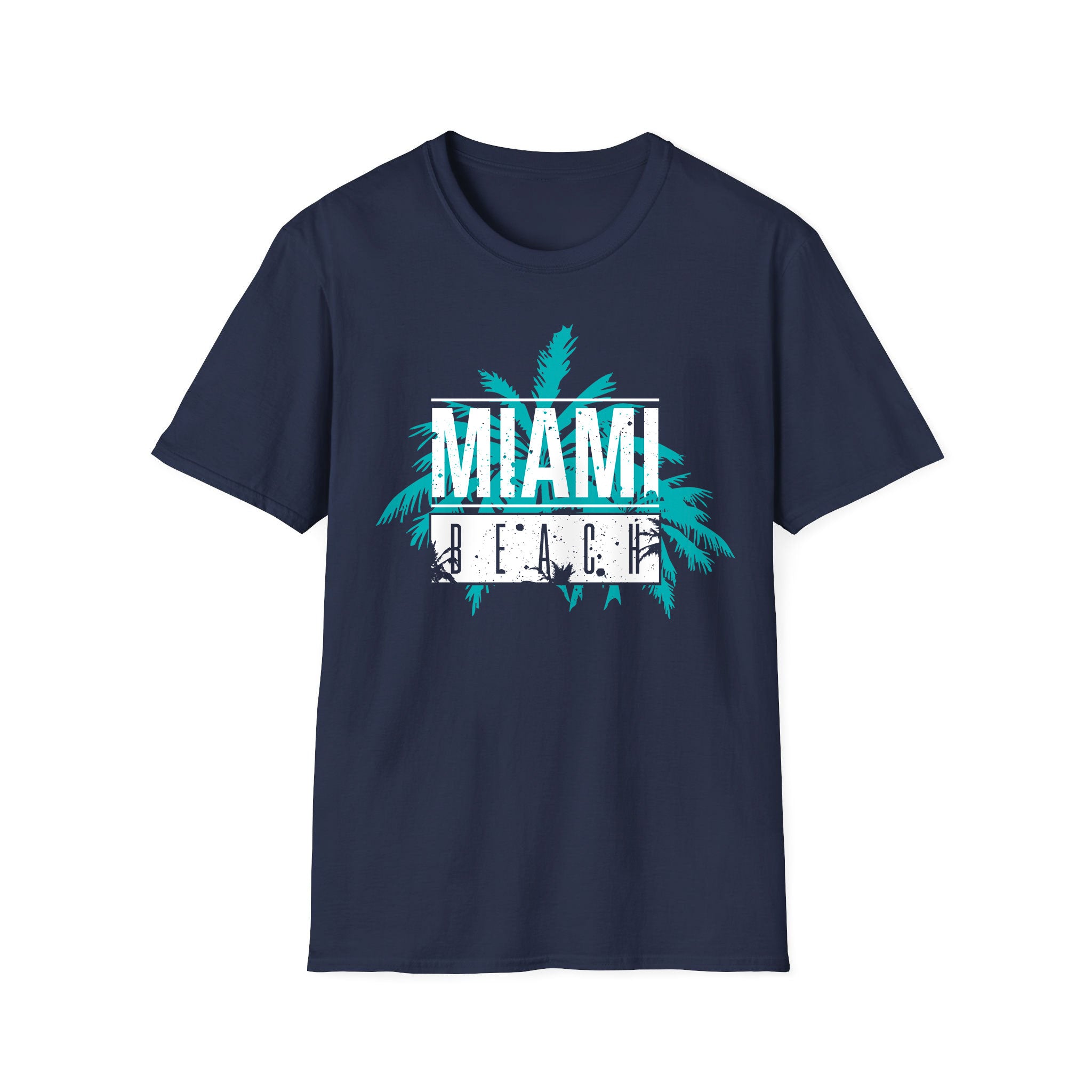 Summer unisex T-shirt Miami Beach White