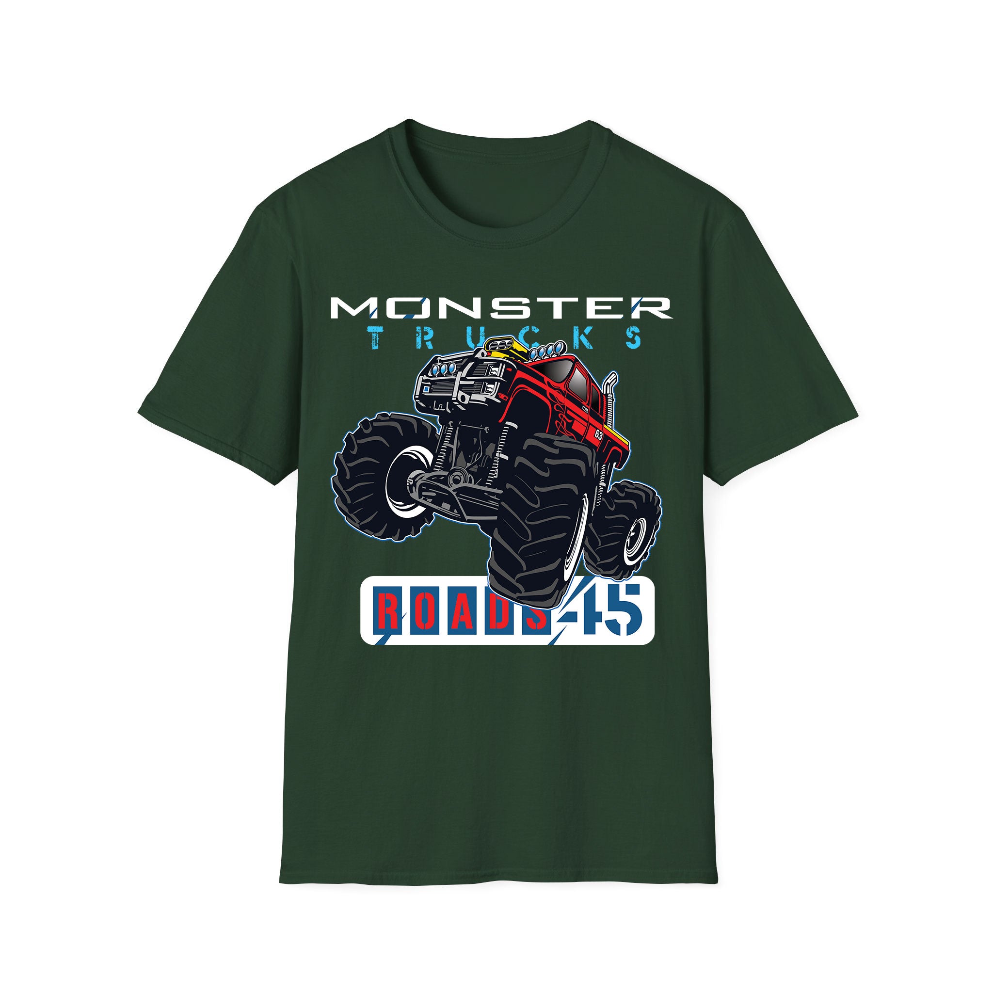 T-shirt voitures de course Monster Trucks