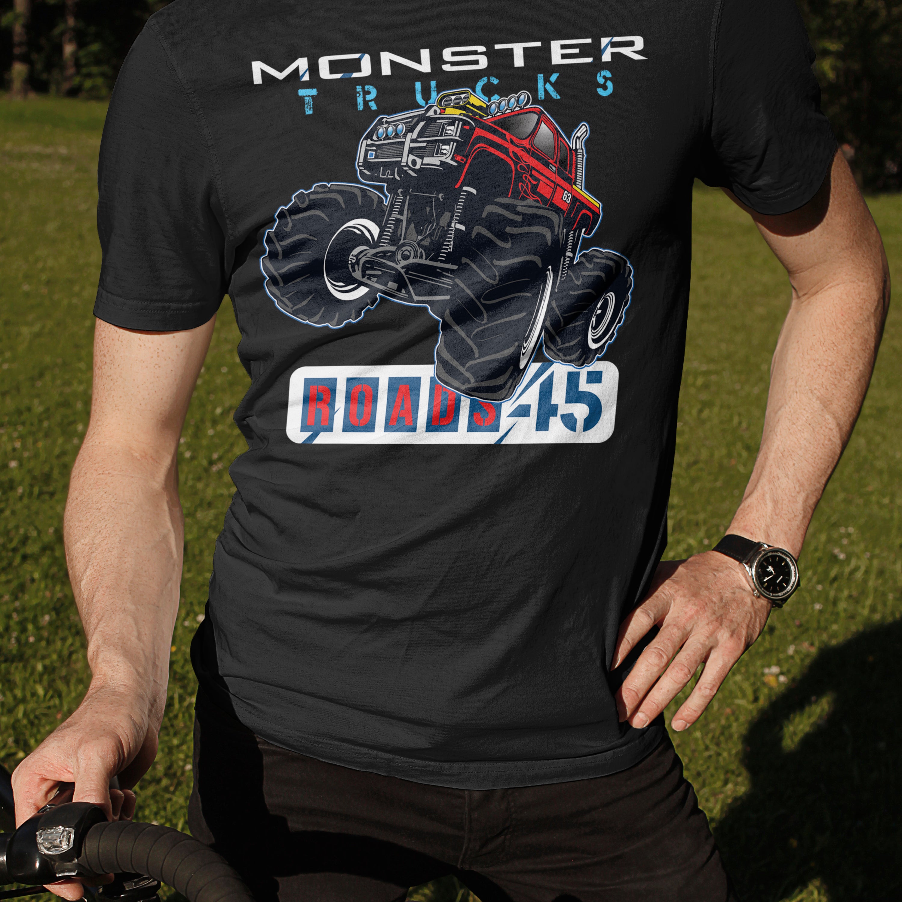 T-shirt voitures de course Monster Trucks