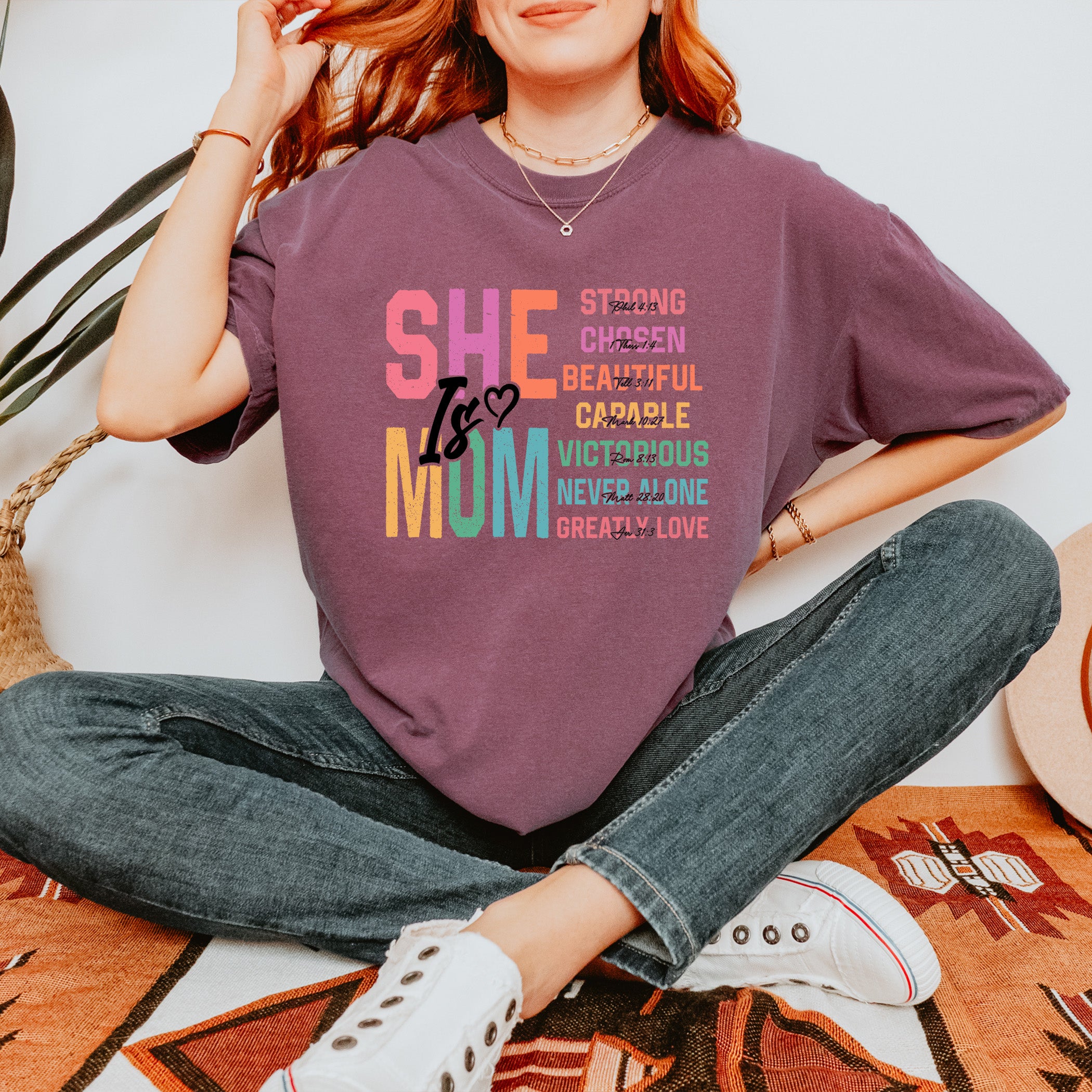 Mother's Day T-shirt She is mom