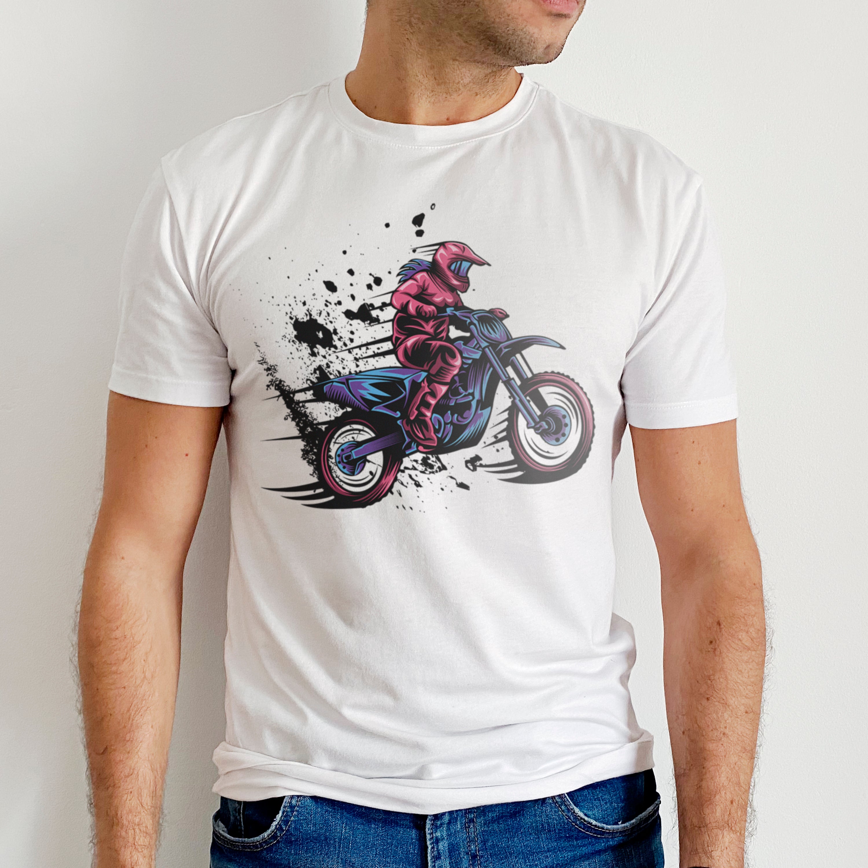 T-shirt moto Motor Biker