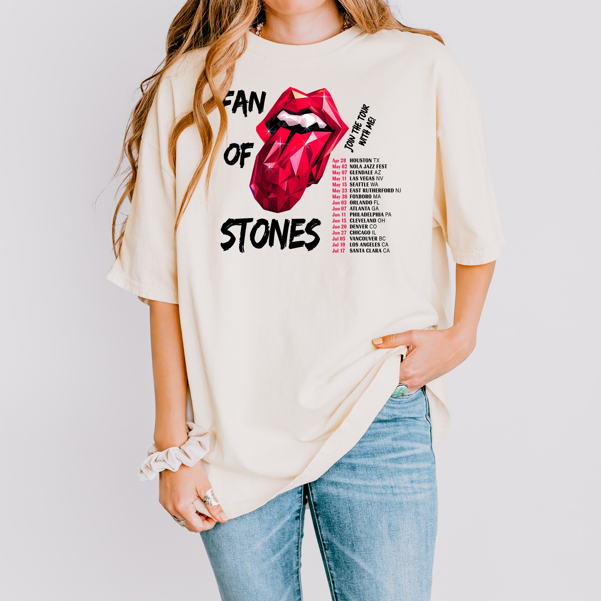 Music T-shirt Fan of Stones