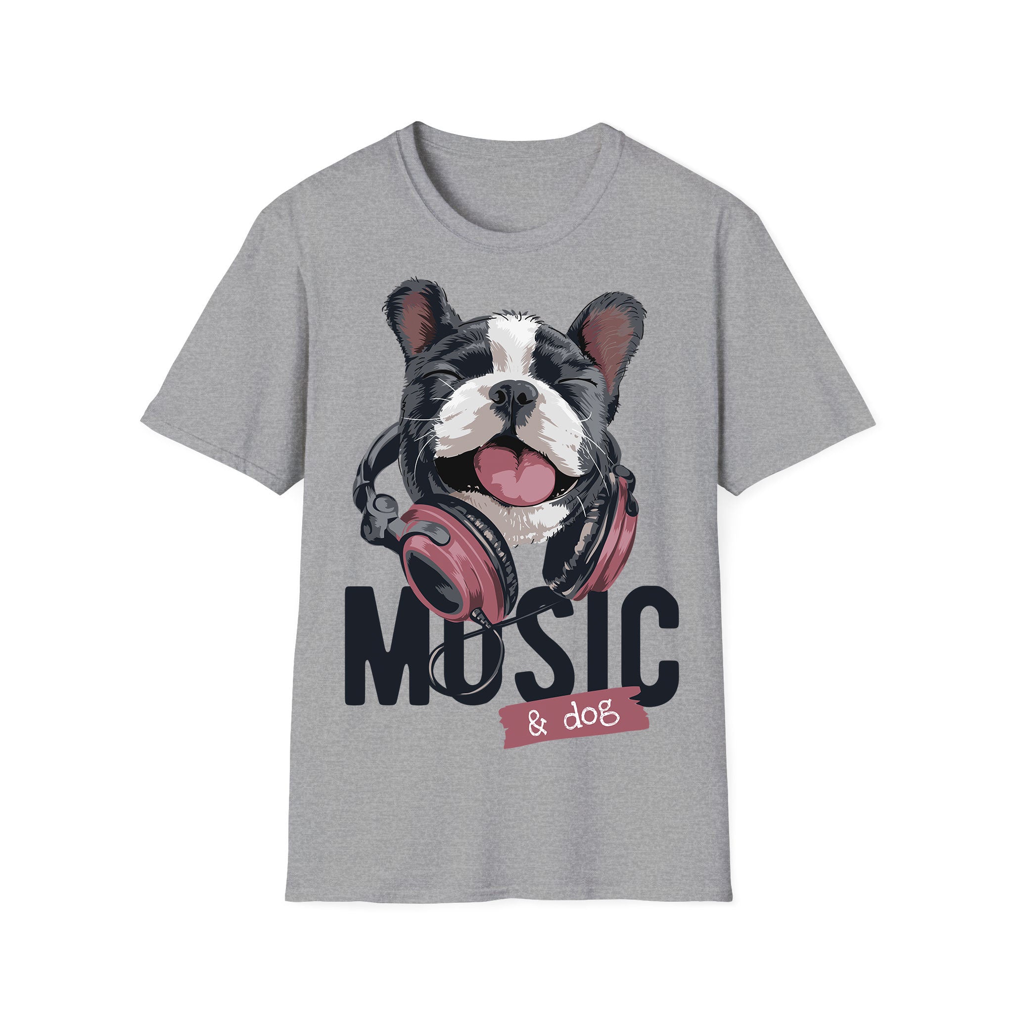 Music unisex T-shirt Music & Dog